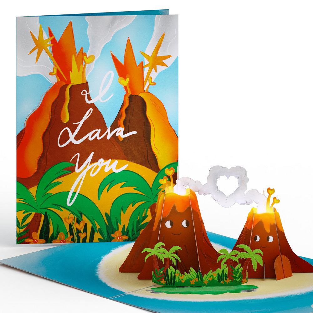 I Lava You Light-Up Pop-Up Card、mySite、solidvoid