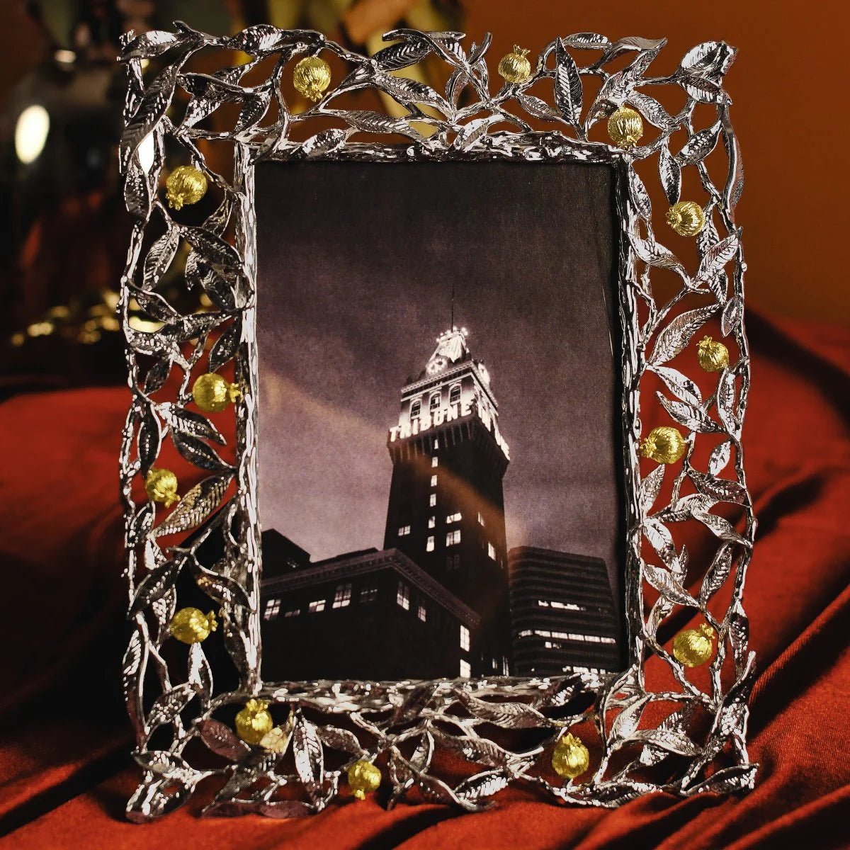  Pomegranate Silver/Gold 5x7 Frame、mySite、elrpsem3k