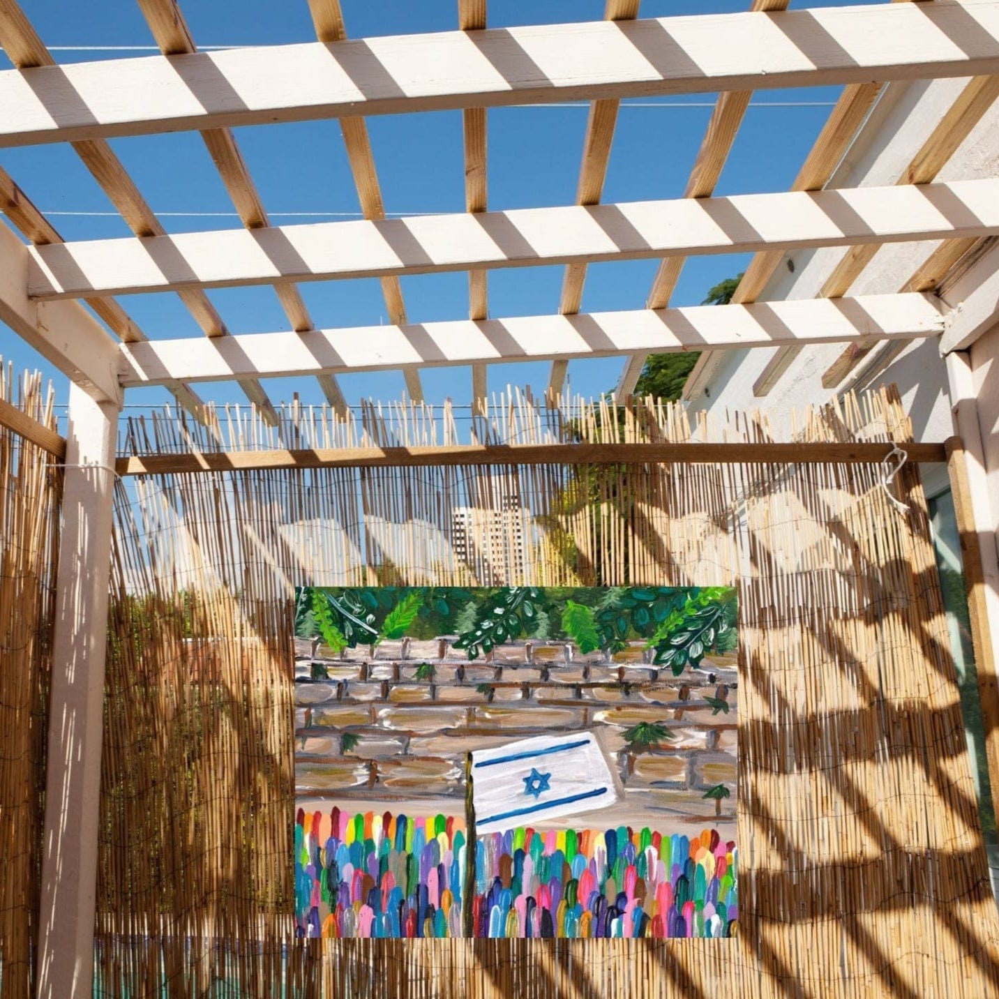 Colorful Kotel Sukkah Banner、mySite、topwebapps