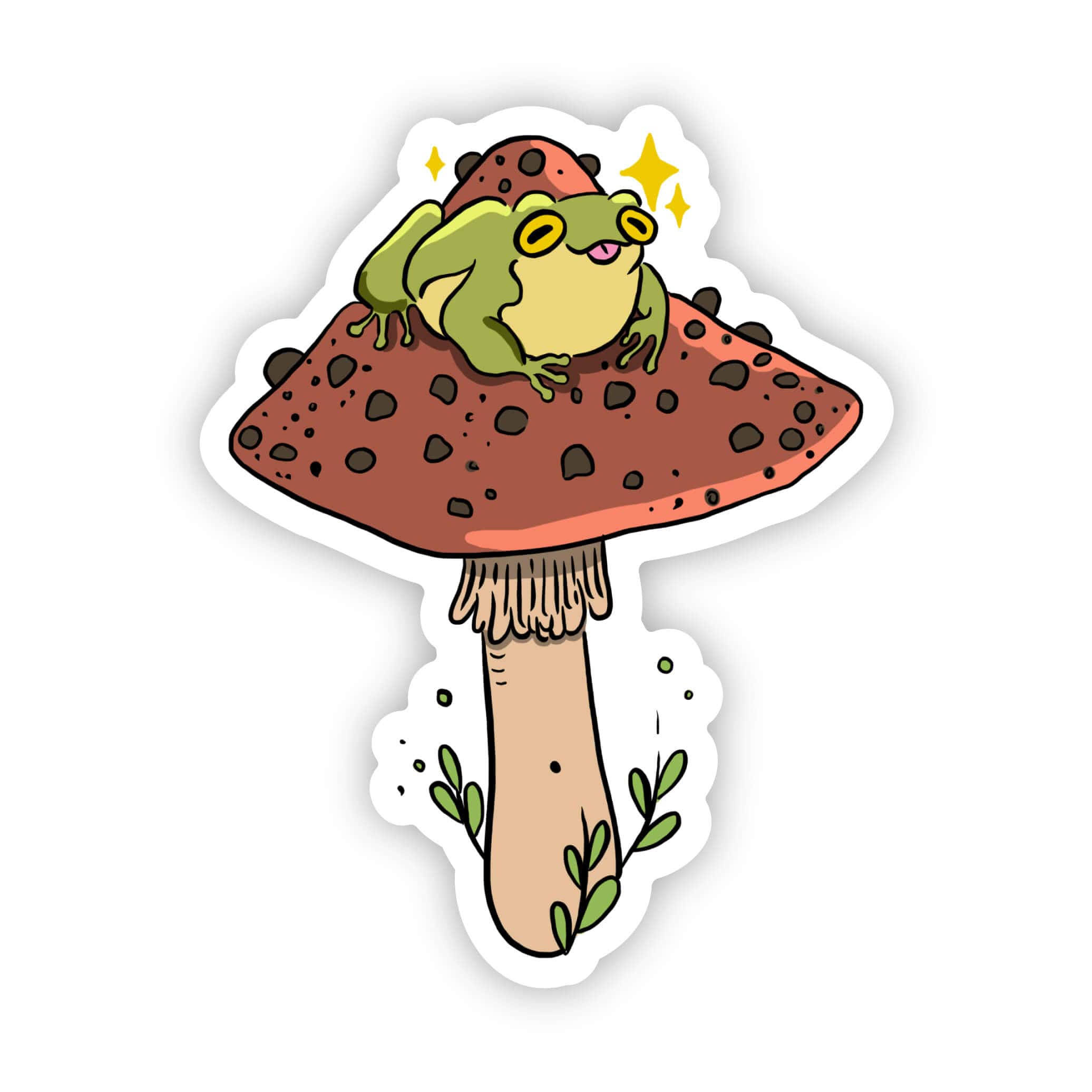  Mushroom & Frog Sticker、mySite、elrpsem3k