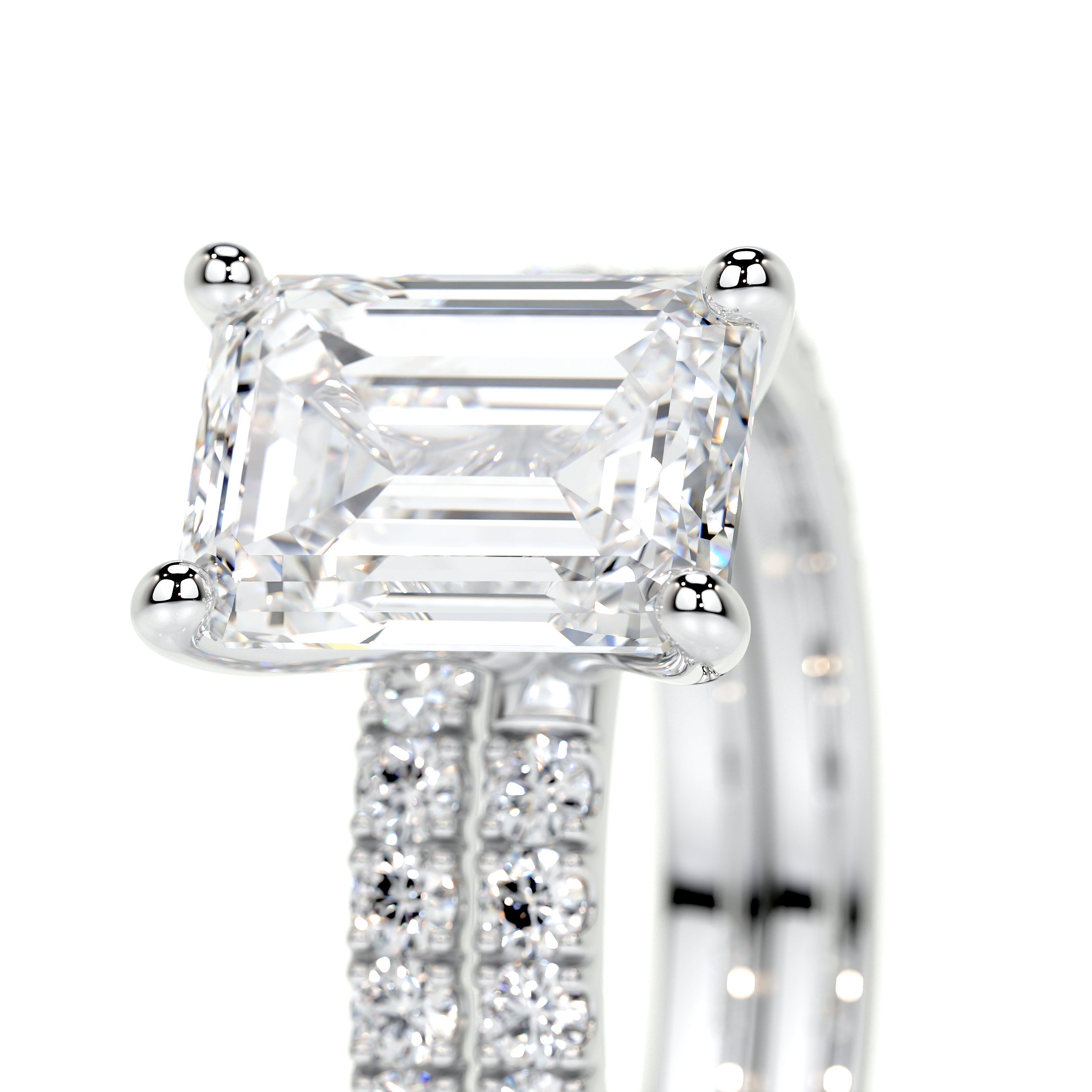Royal Lab Grown Diamond Bridal Set -18K White Gold、mySite、hinf8tx79
