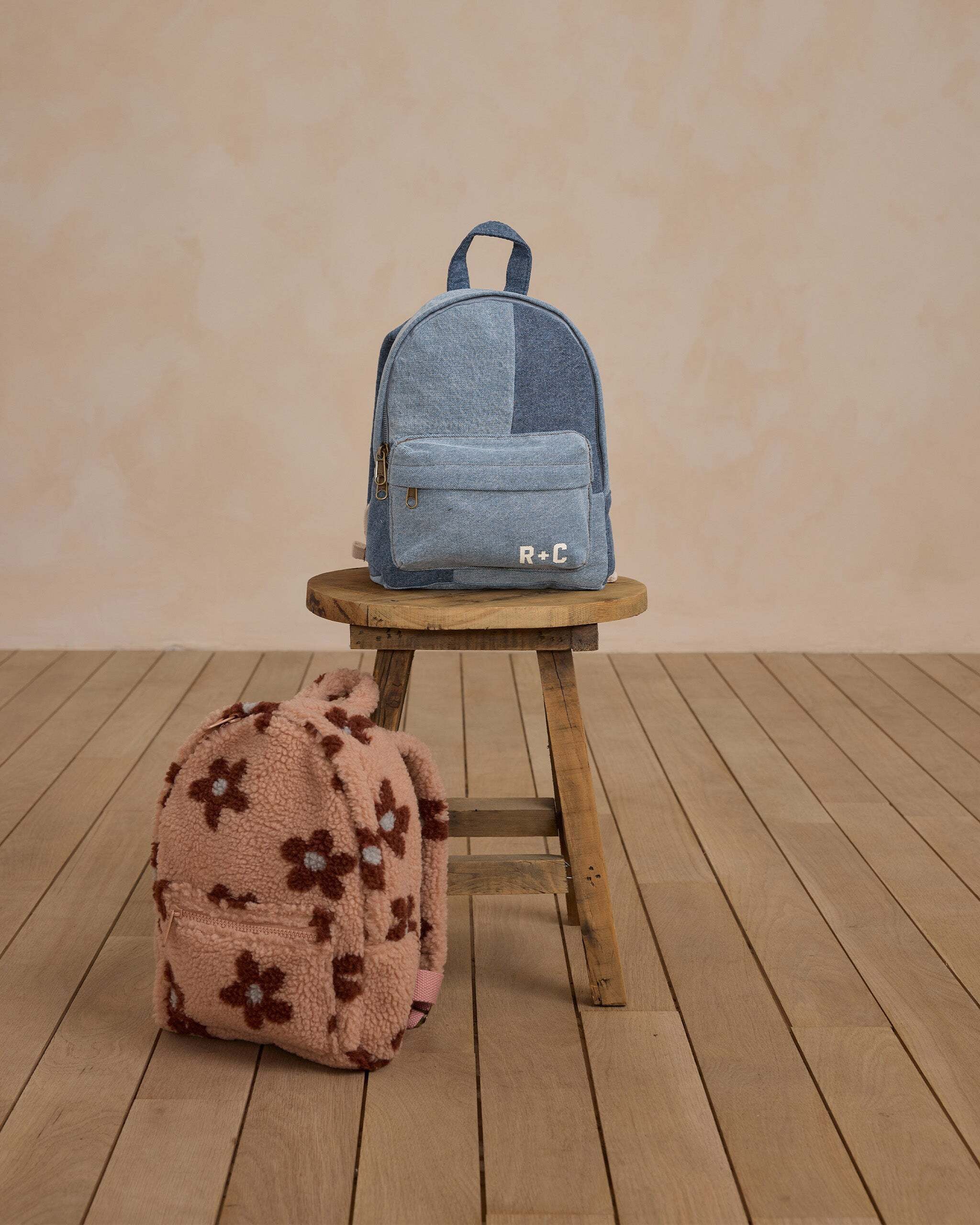  Mini Backpack || Patchwork Denim、mySite、layawaytickets