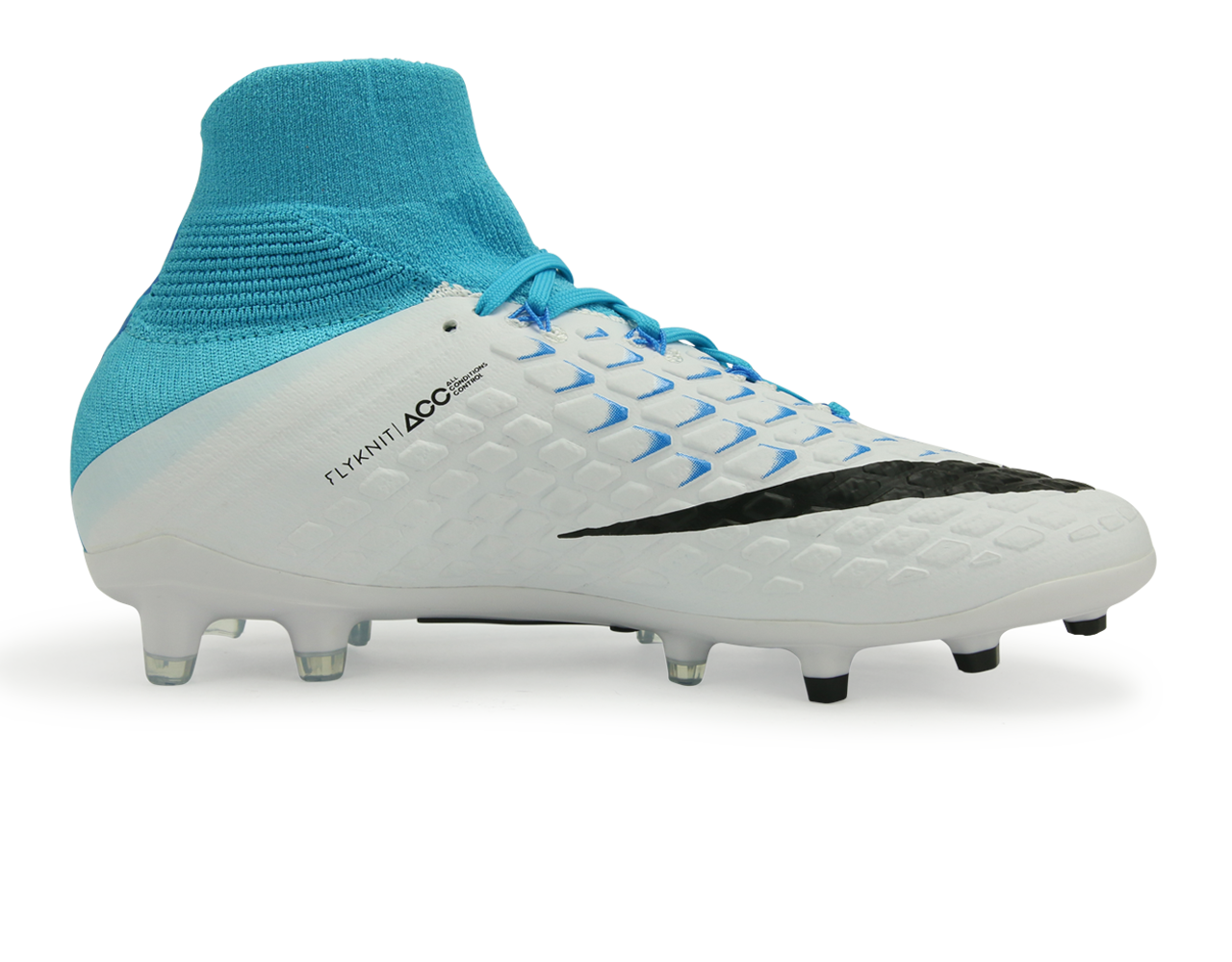 Nike Kids Hypervenom Phantom III Dynamic Fit FG White/Blue/Photo Blue、mySite、noshort