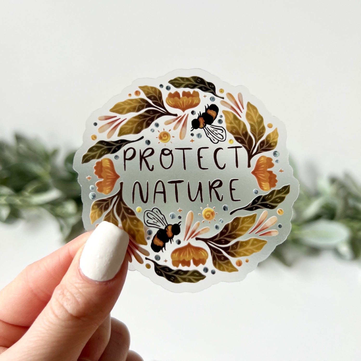  Protect nature clear sticker、mySite、elrpsem3k