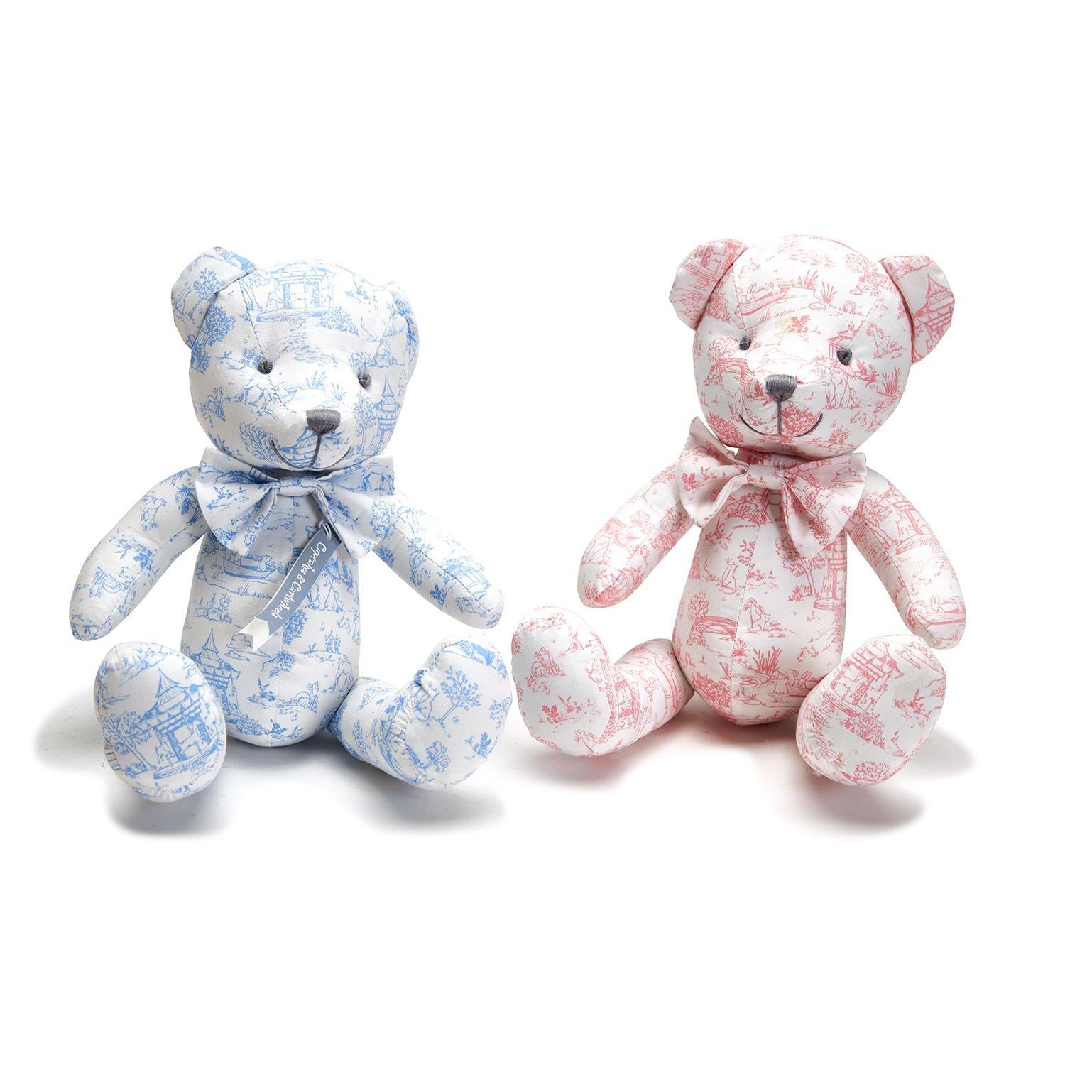  Toile Pattern Stuffed Teddy Bear、mySite、elrpsem3k