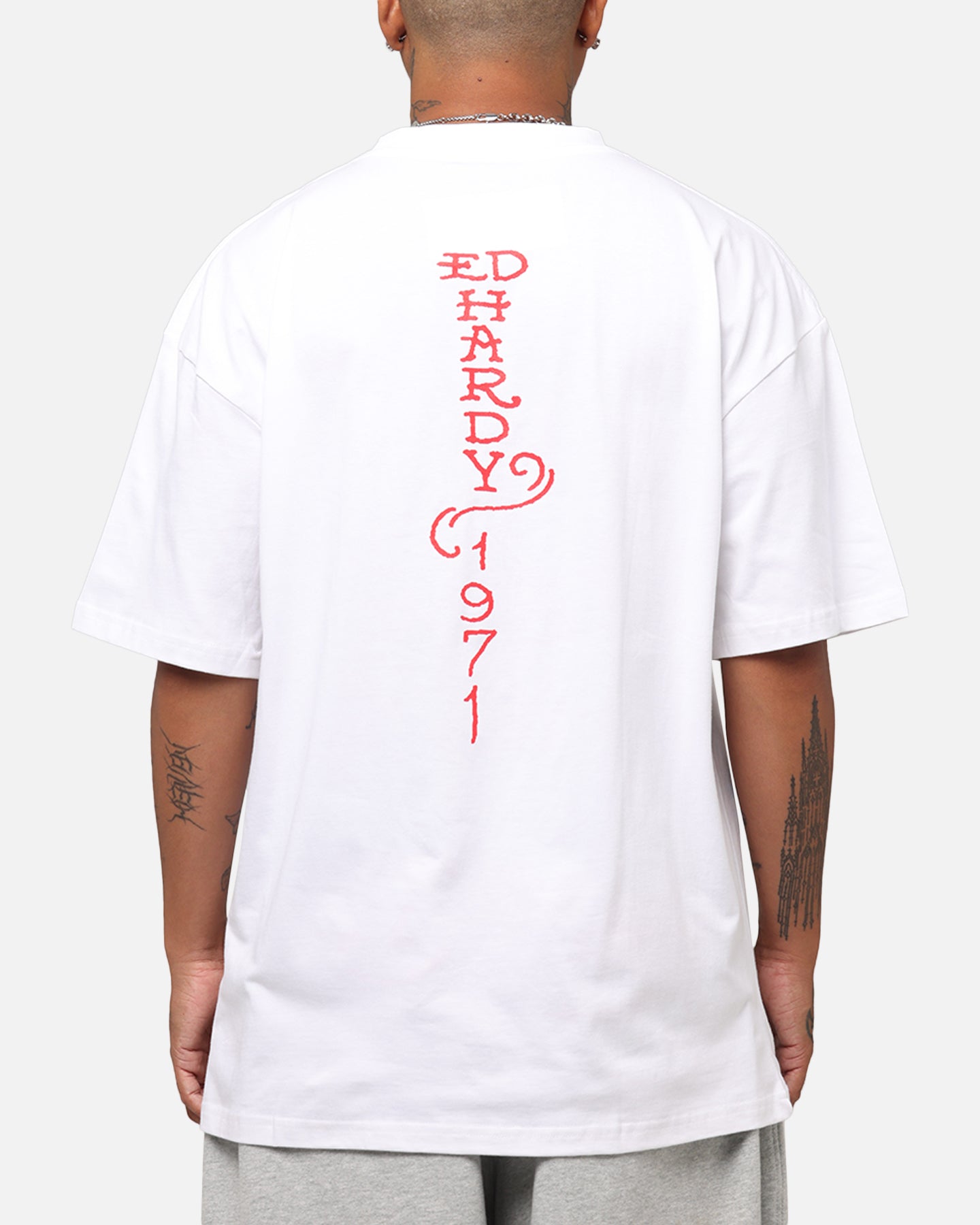 Ed Hardy Lost Luck T-Shirt White、mySite、zt4zffjzw