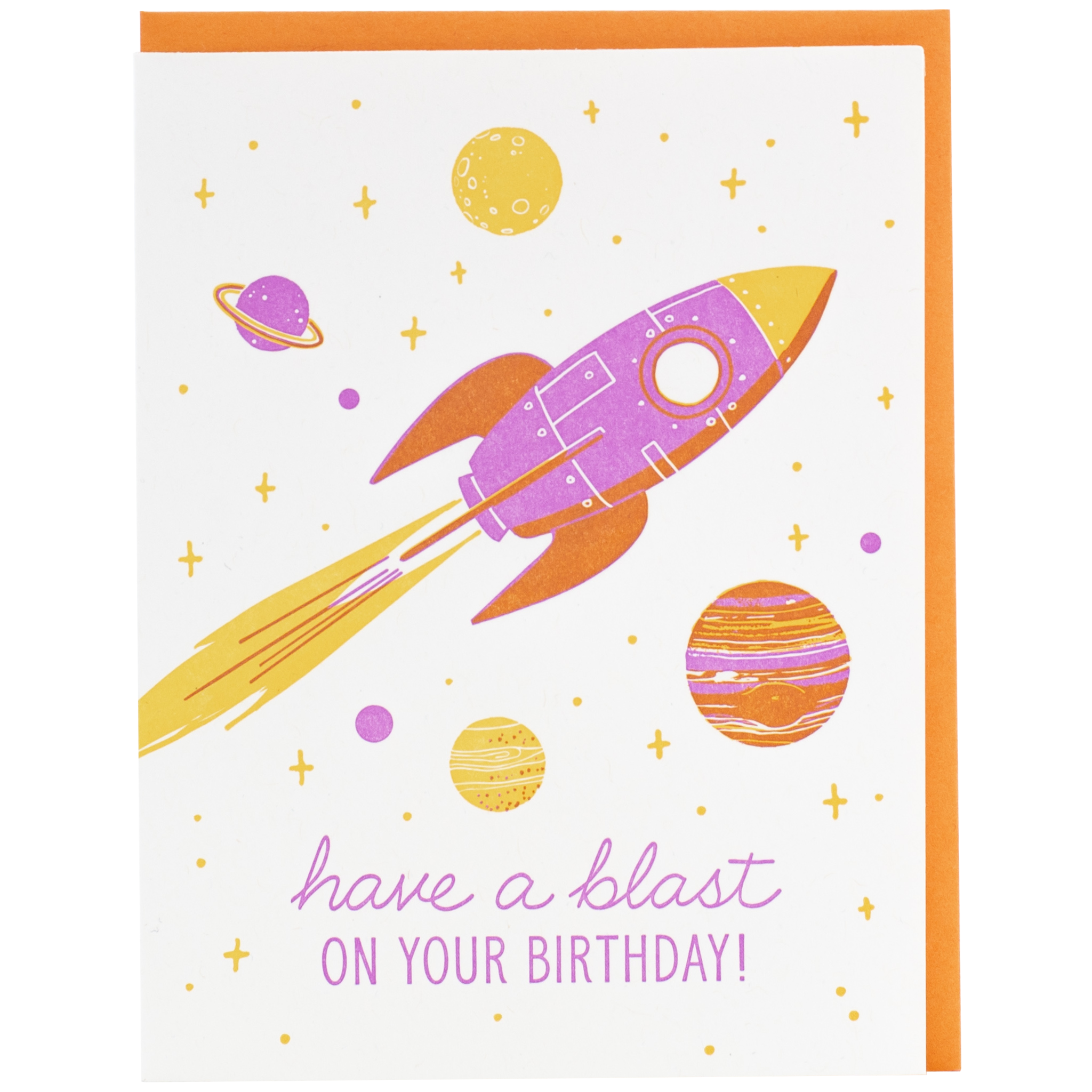Smudge Ink - Rocket Ship Birthday Card、mySite、garagedoors4me