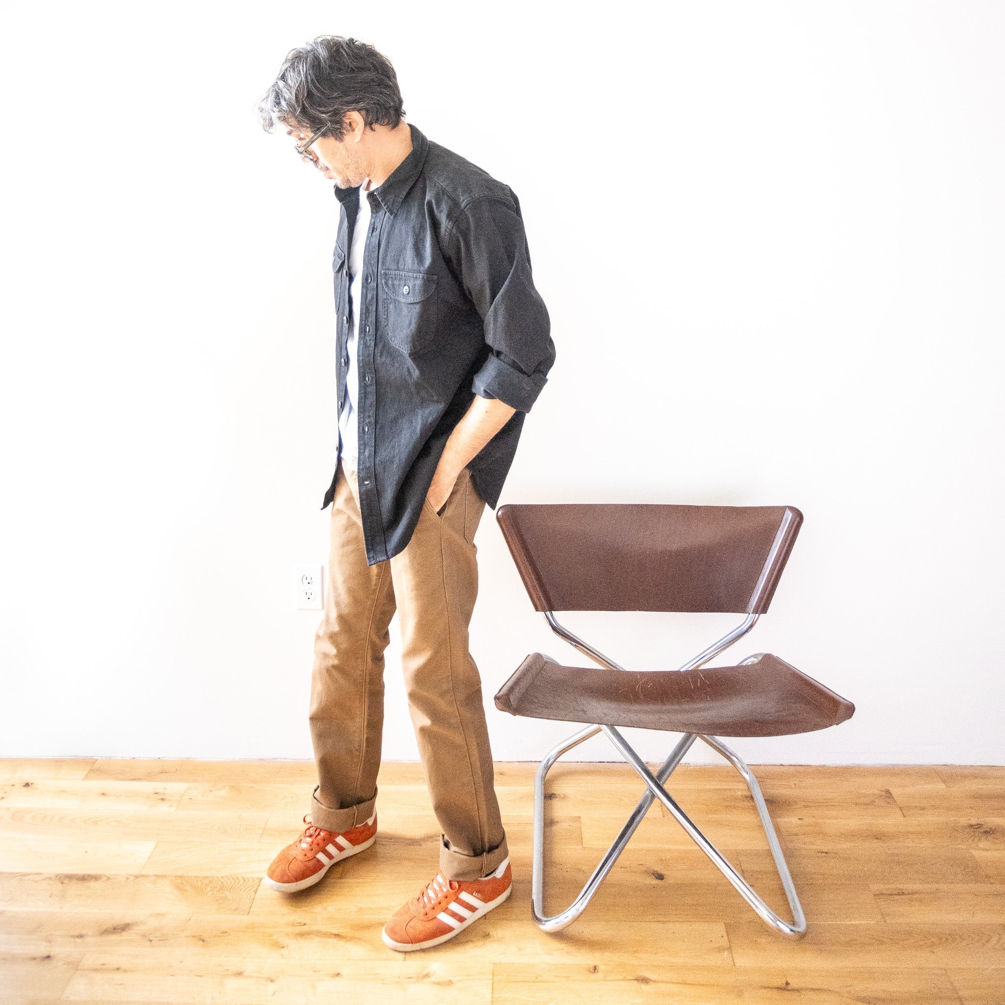 WALSH CONE MILLS WHITE OAK BLACK DENIM SHIRT、mySite、zt4zffjzw