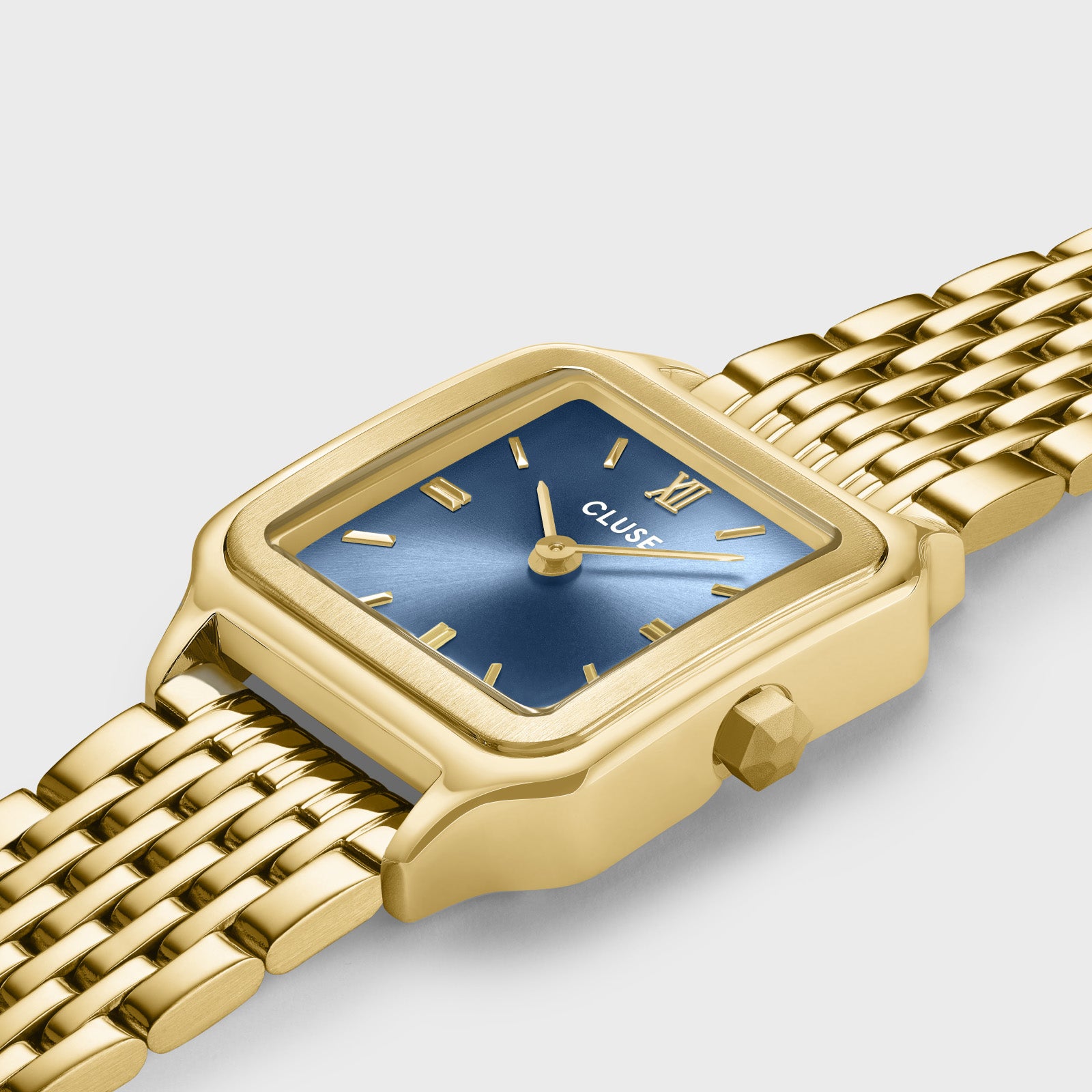 Gracieuse Petite Watch Double Steel, Kyanite Blue, Gold Colour、mySite、botmansion