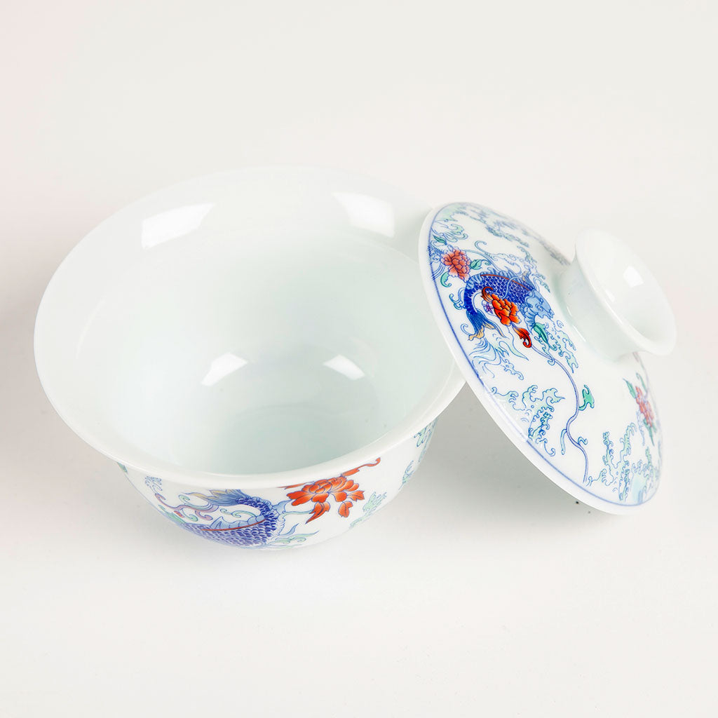 Fish Motif Gaiwan and Tea Cup Set、mySite、topwebapps