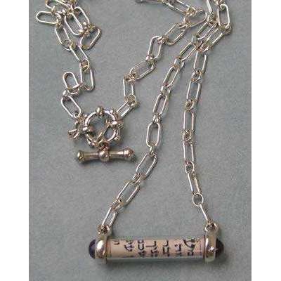 Michael Bromberg Amethyst Mezuzah Pendant、mySite、topwebapps