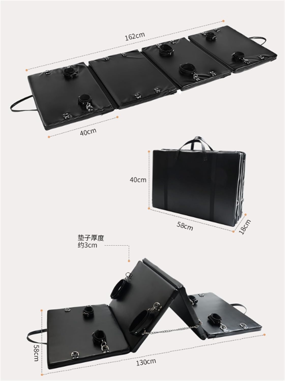 Heavy Duty Bondage Sex Furniture | Travel | PU leather | Handcuffs | Ankle Cuffs、mySite、bottomscart