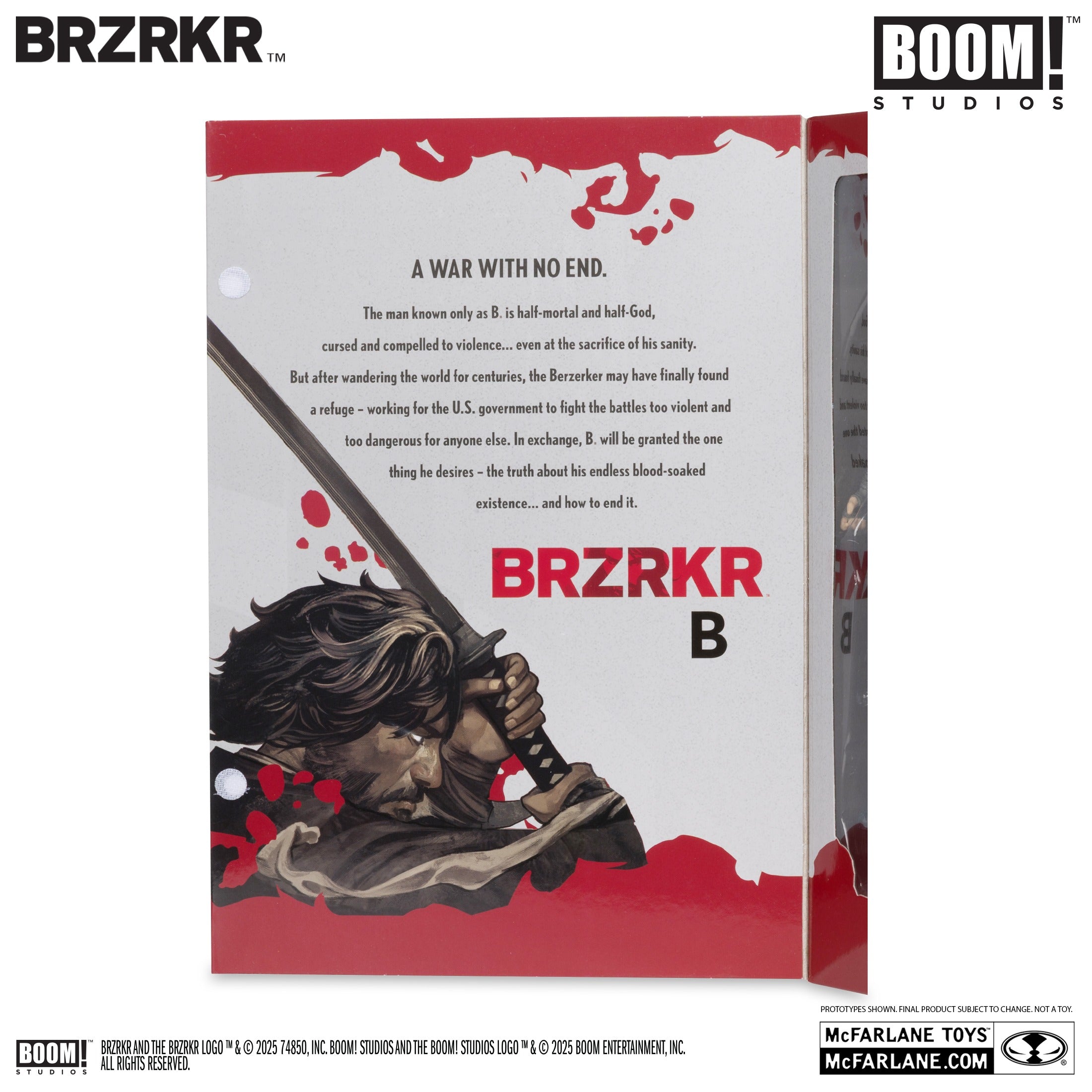 McFarlane Toys BRZRKR B with McFarlane Toys Digital Collectible、mySite、hgirdovlk