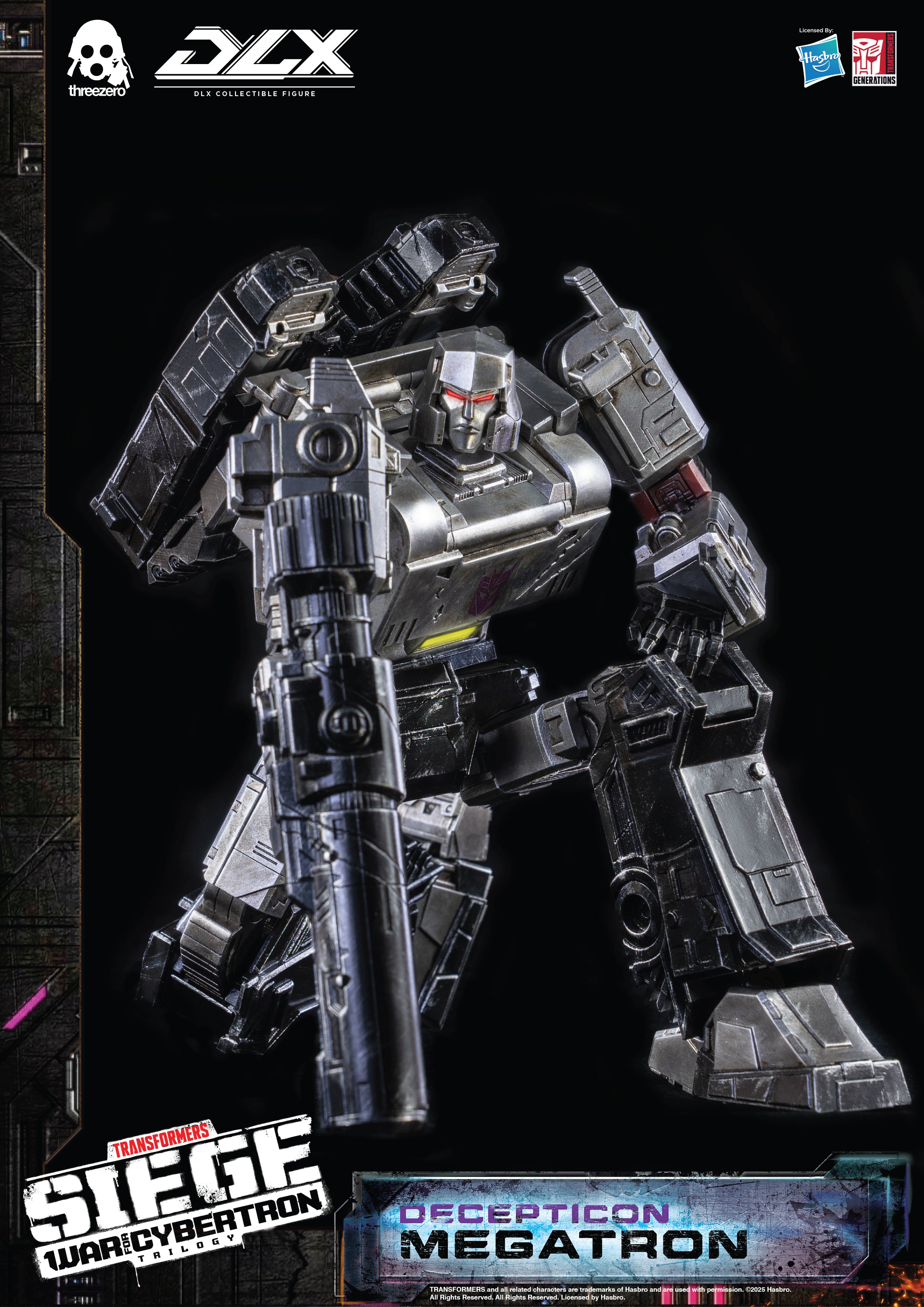 Threezero Transformers: War for Cybertron Trilogy DLX Megatron、mySite、hgirdovlk