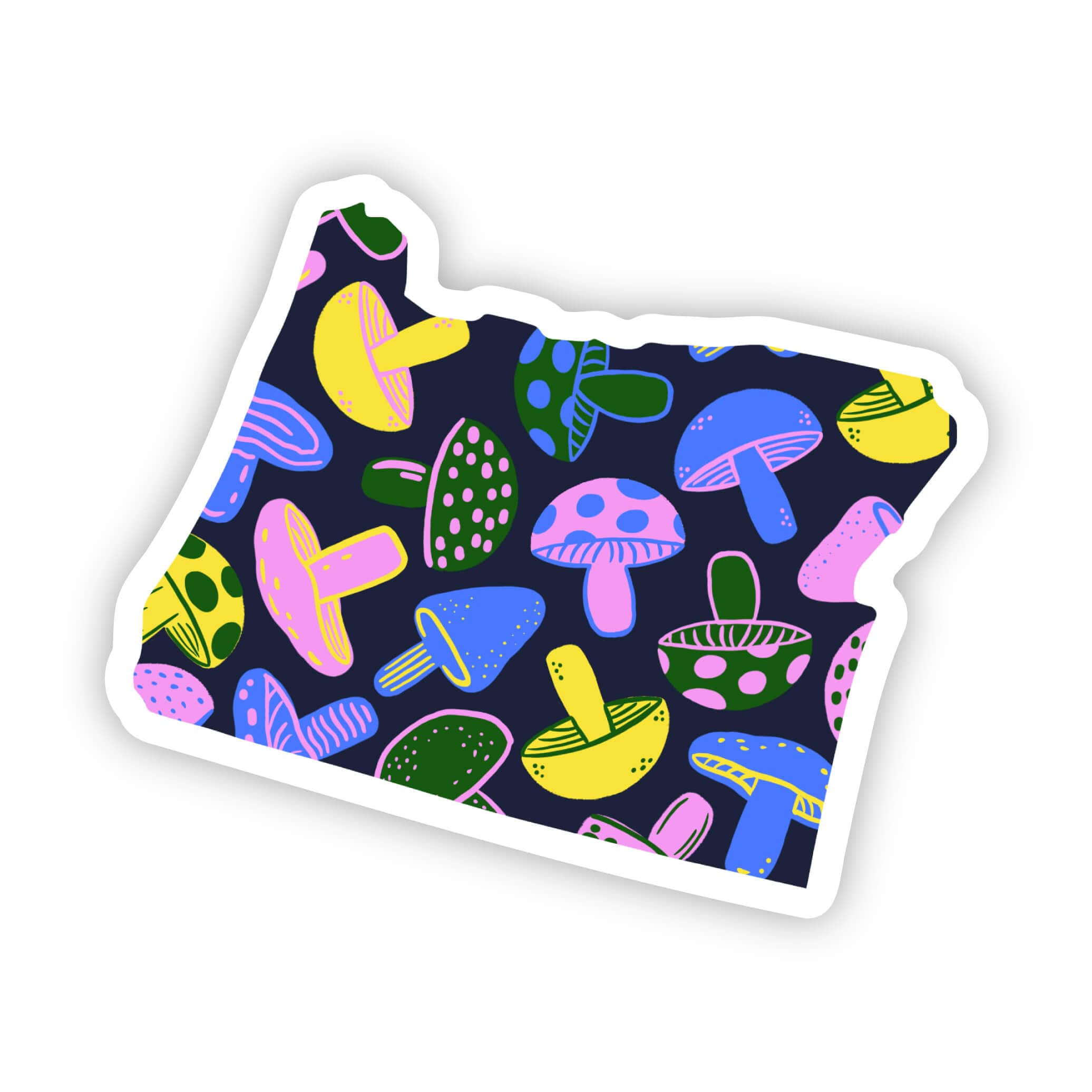  Oregon Sticker - Mushroom、mySite、ghnorth