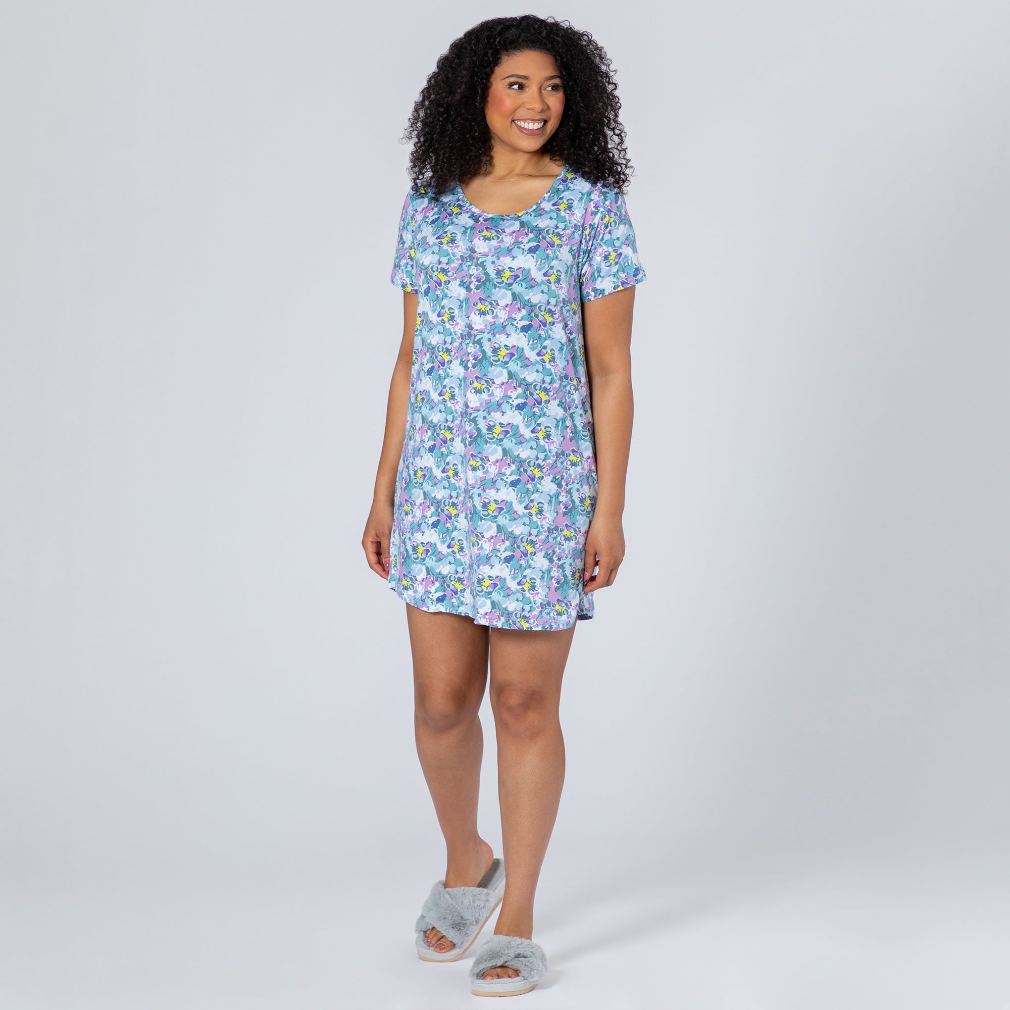 Marble Paw Garden Soft Touch Robe & Nightgown Set、mySite、camillekostekn