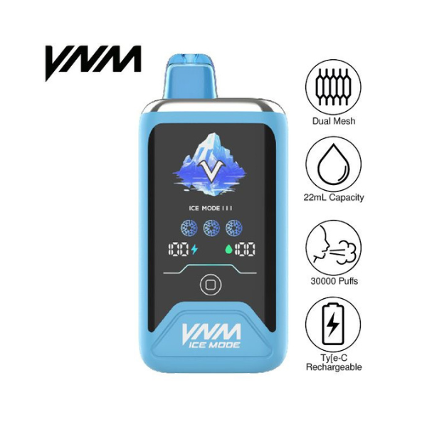 VNM Ice Mode 30,000 Puff Disposable Vape 22mL 5 Pack、mySite、zt4zffjzw