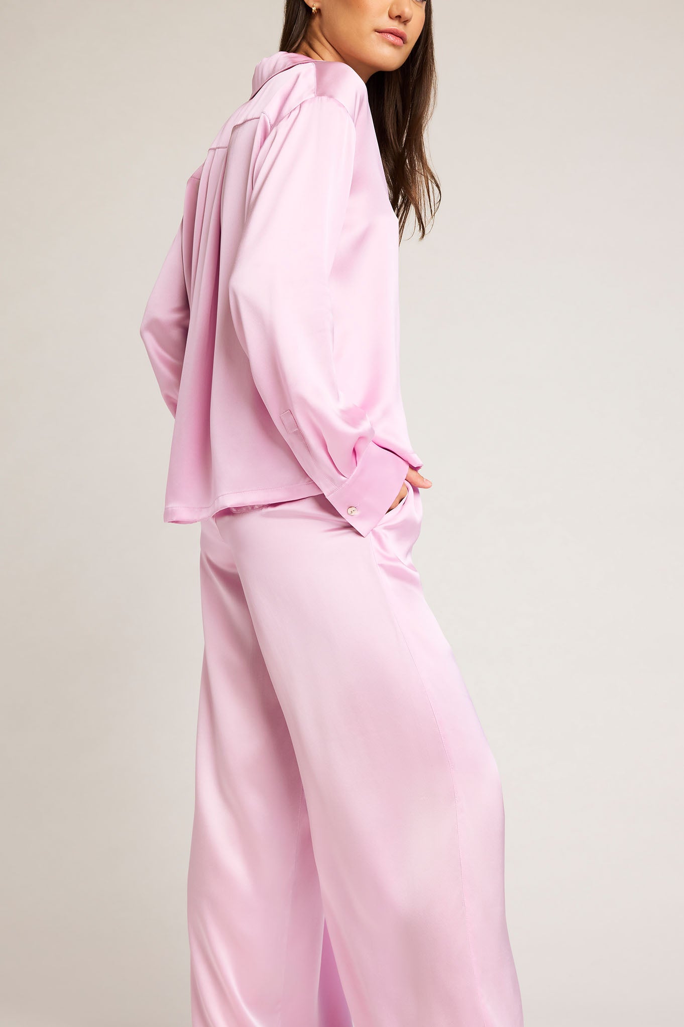 Eclipse Silk Shirt in Babe、mySite、bengalsvssteelers