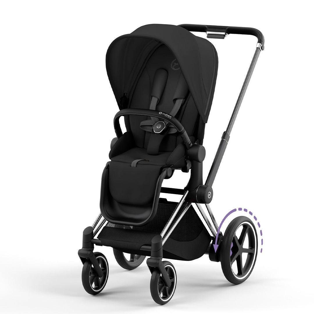  CYBEX e-Priam Pushchair - Sepia Black、mySite、merchandisen