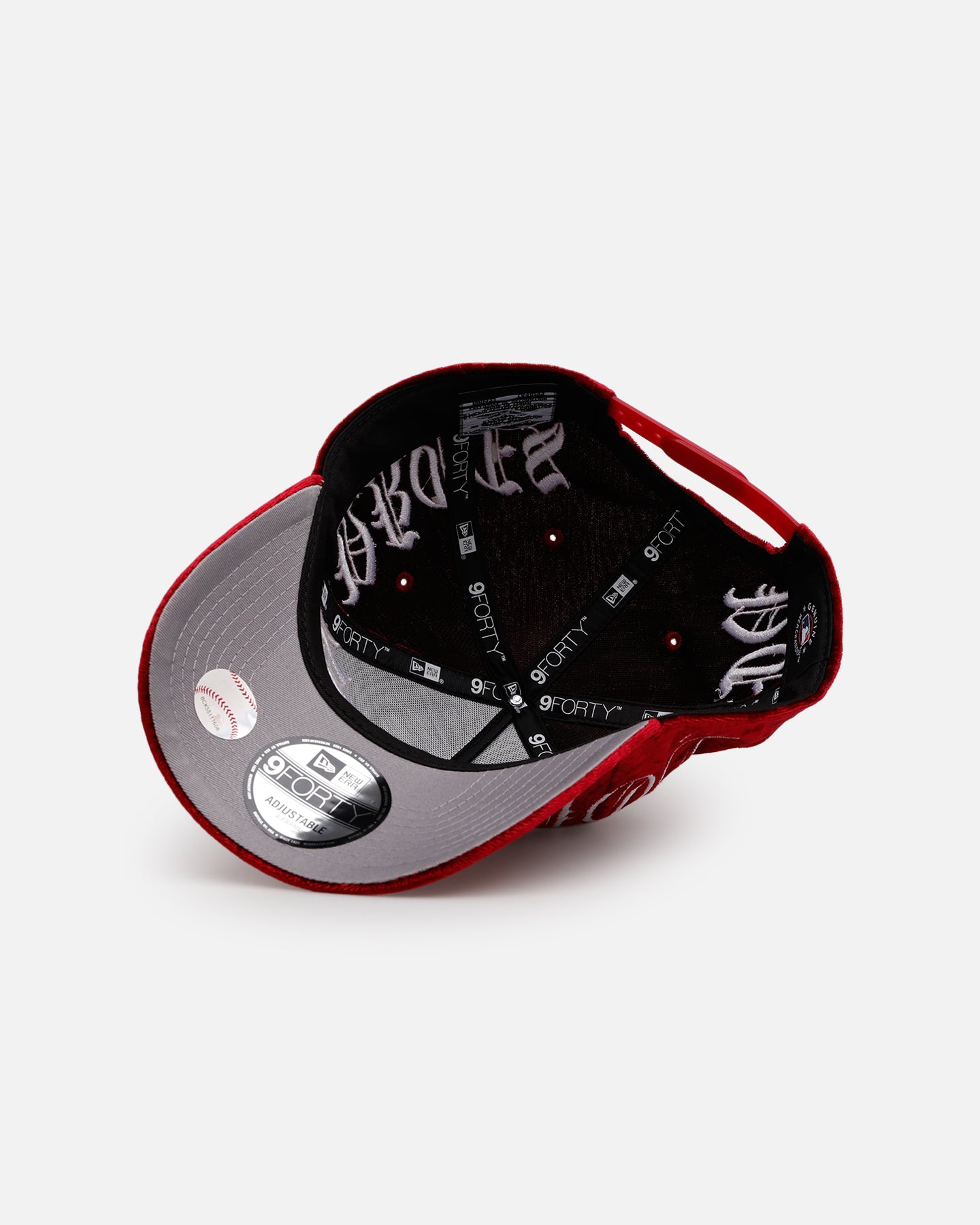 New Era New York Yankees 'Velvet Gothic Script' 9FORTY A-Frame Snapback Maroon、mySite、zt4zffjzw