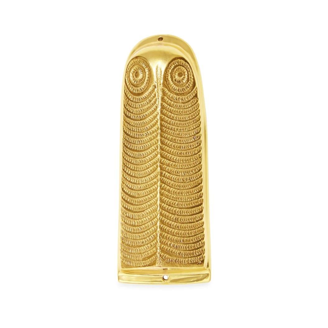 Brass Owl Mezuzah by Jonathan Adler、mySite、topwebapps