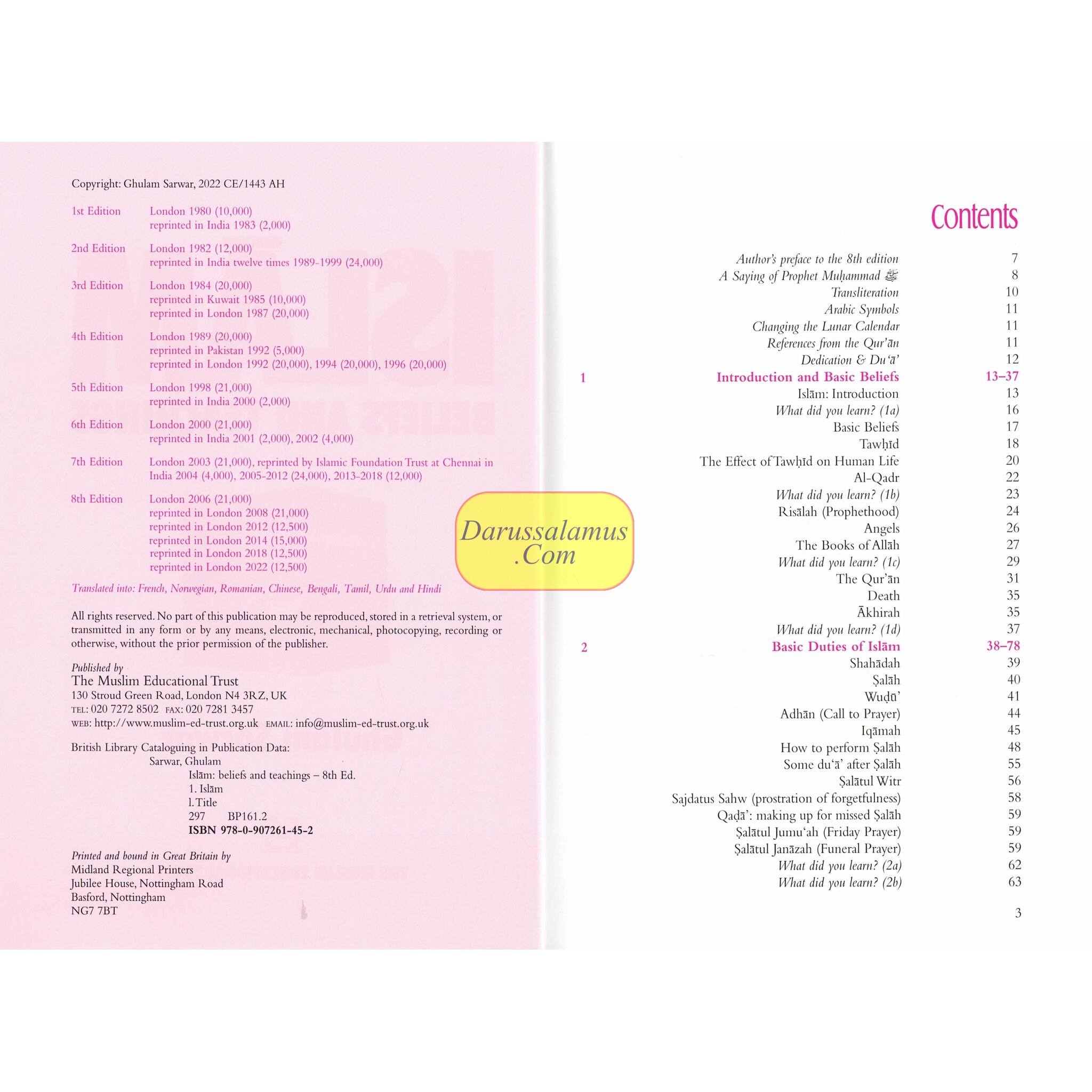 Islam Beliefs & Teachings By Ghulam Sarwar、mySite、topwebapps