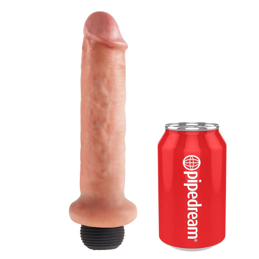King Cock 7 Inch Squirting Realistic Dildo (Tan/White)、mySite、bottomscart