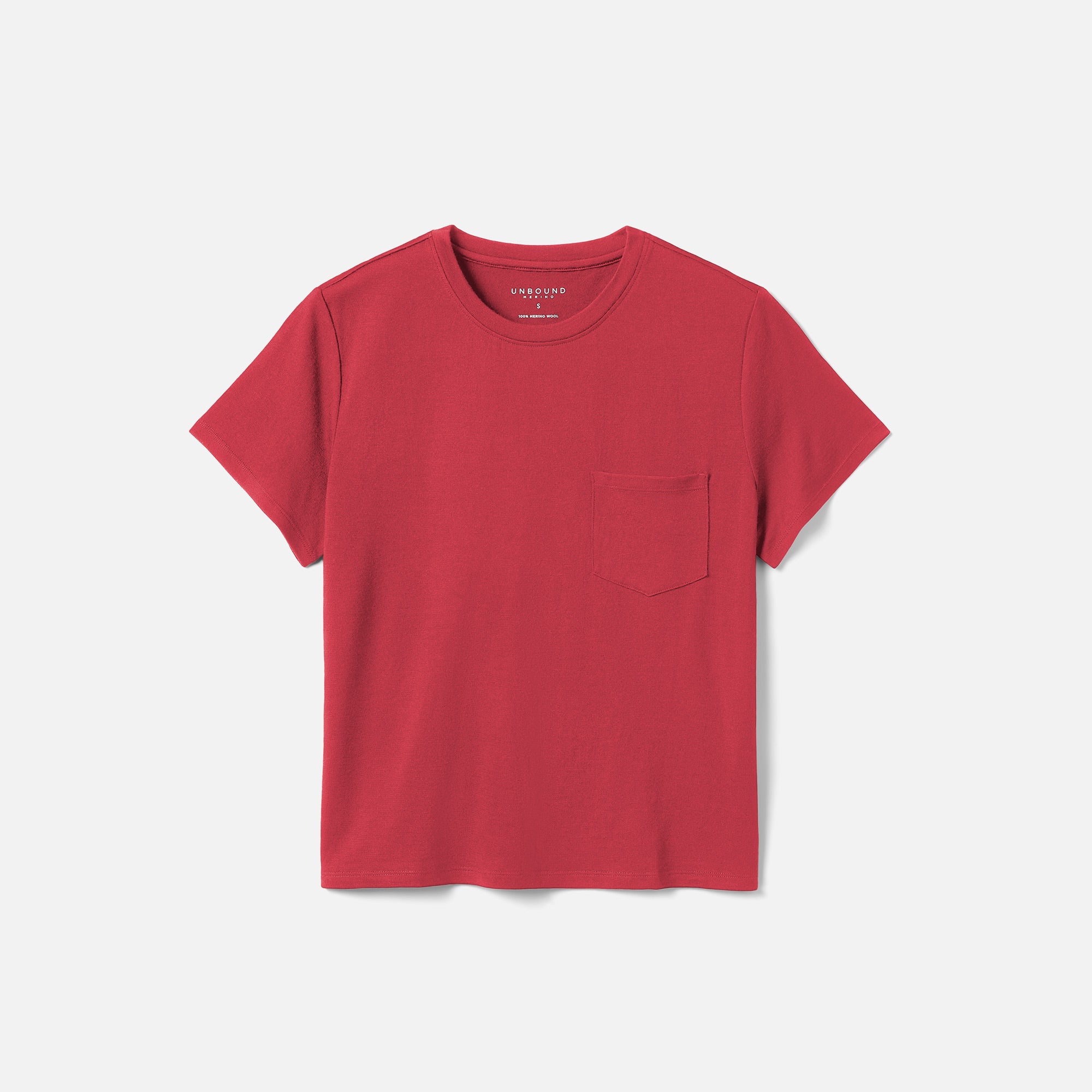 Women's Merino Boxy Pocket Tee、mySite、noshort