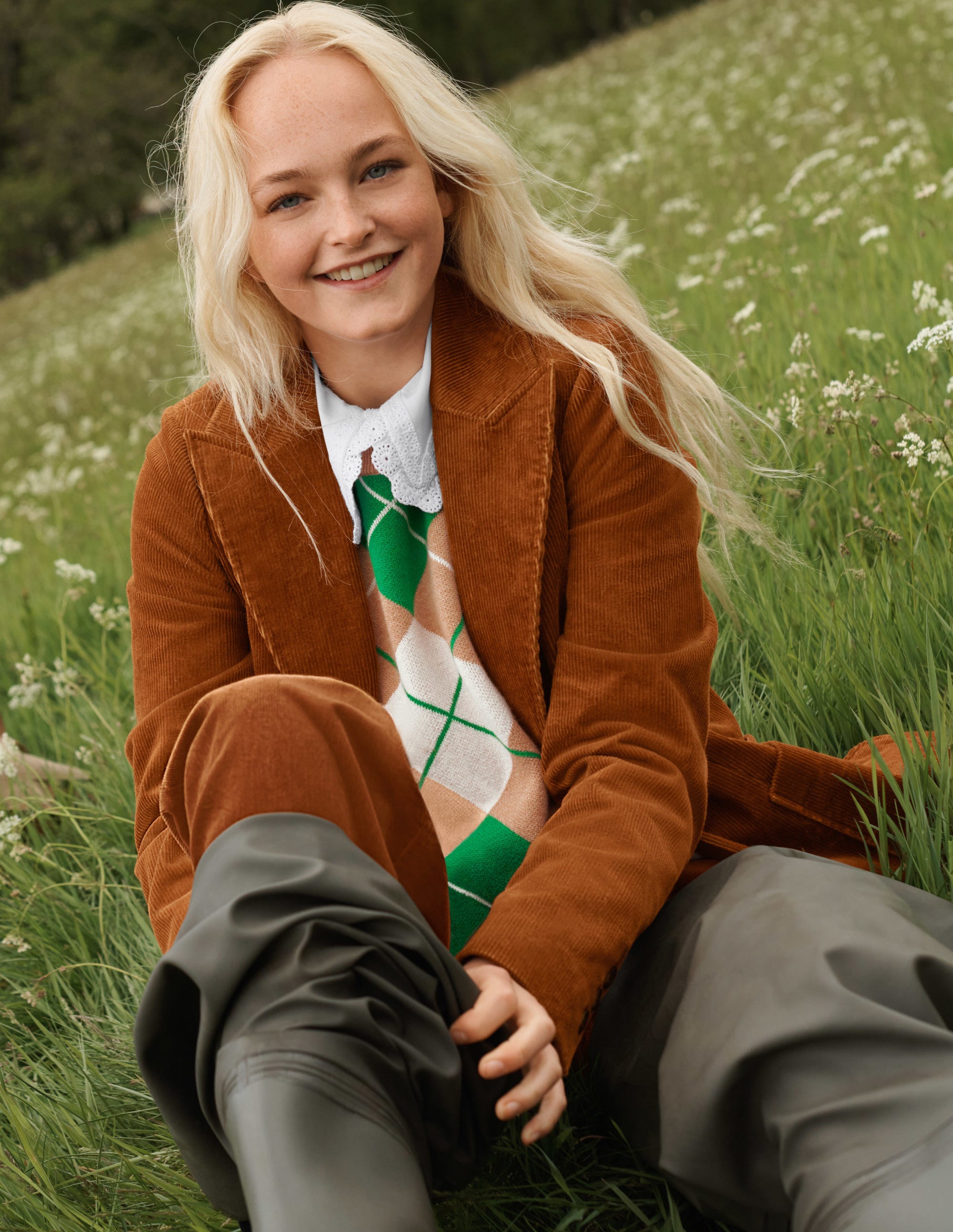  Victoria Cord Blazer-Ginger、mySite、ashleygrahame