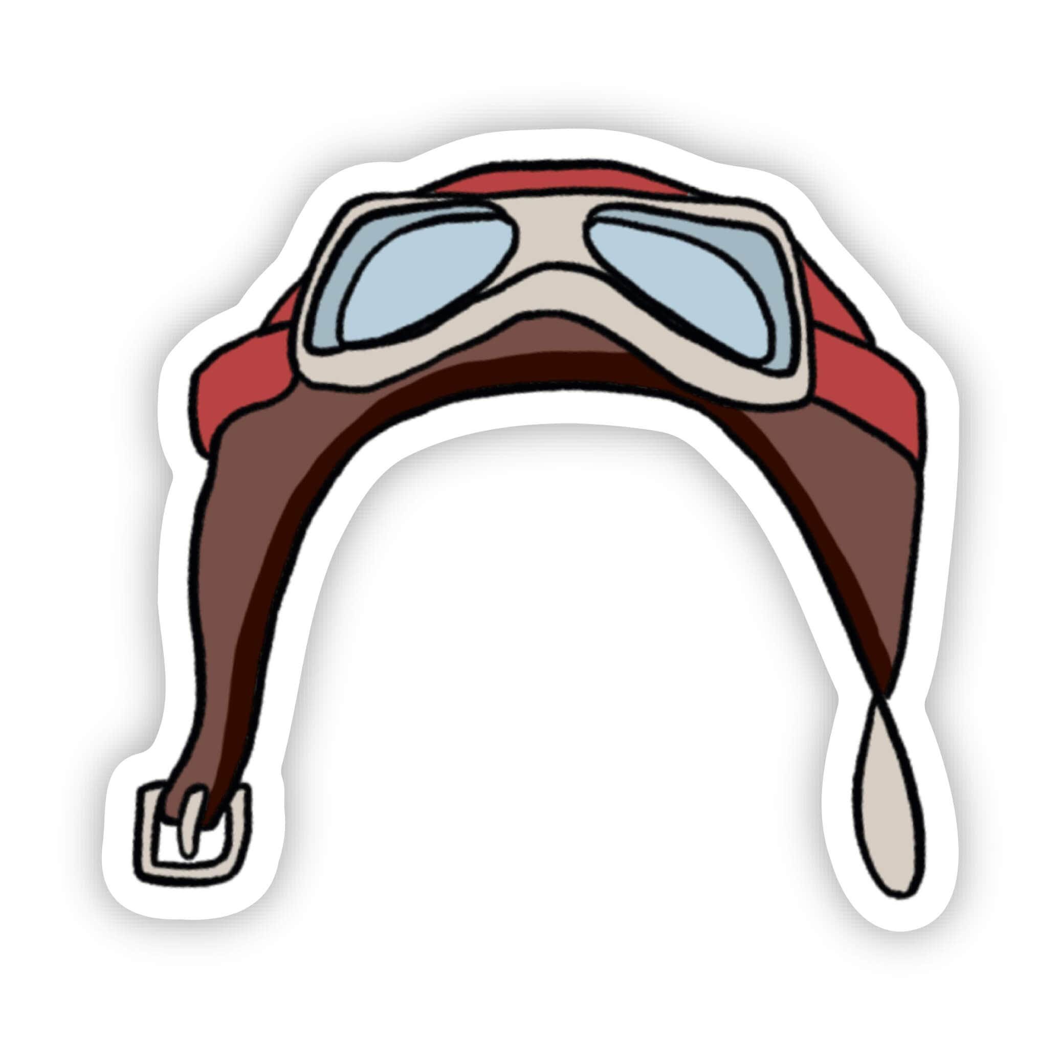  Aviator Helmet with Googles Sticker、mySite、ghnorth