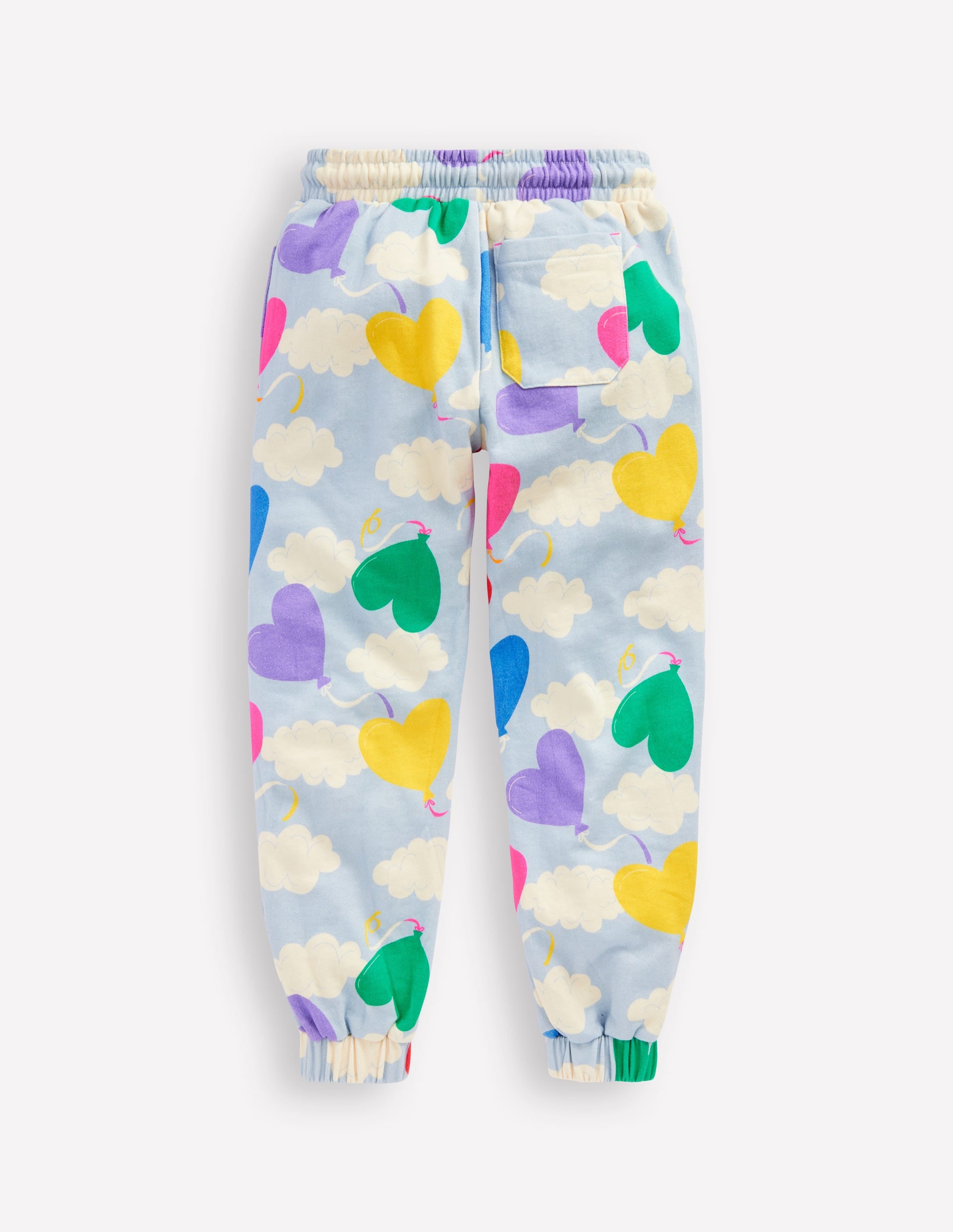  Printed Joggers-Misty Blue Balloon Sky、mySite、ashleygrahame