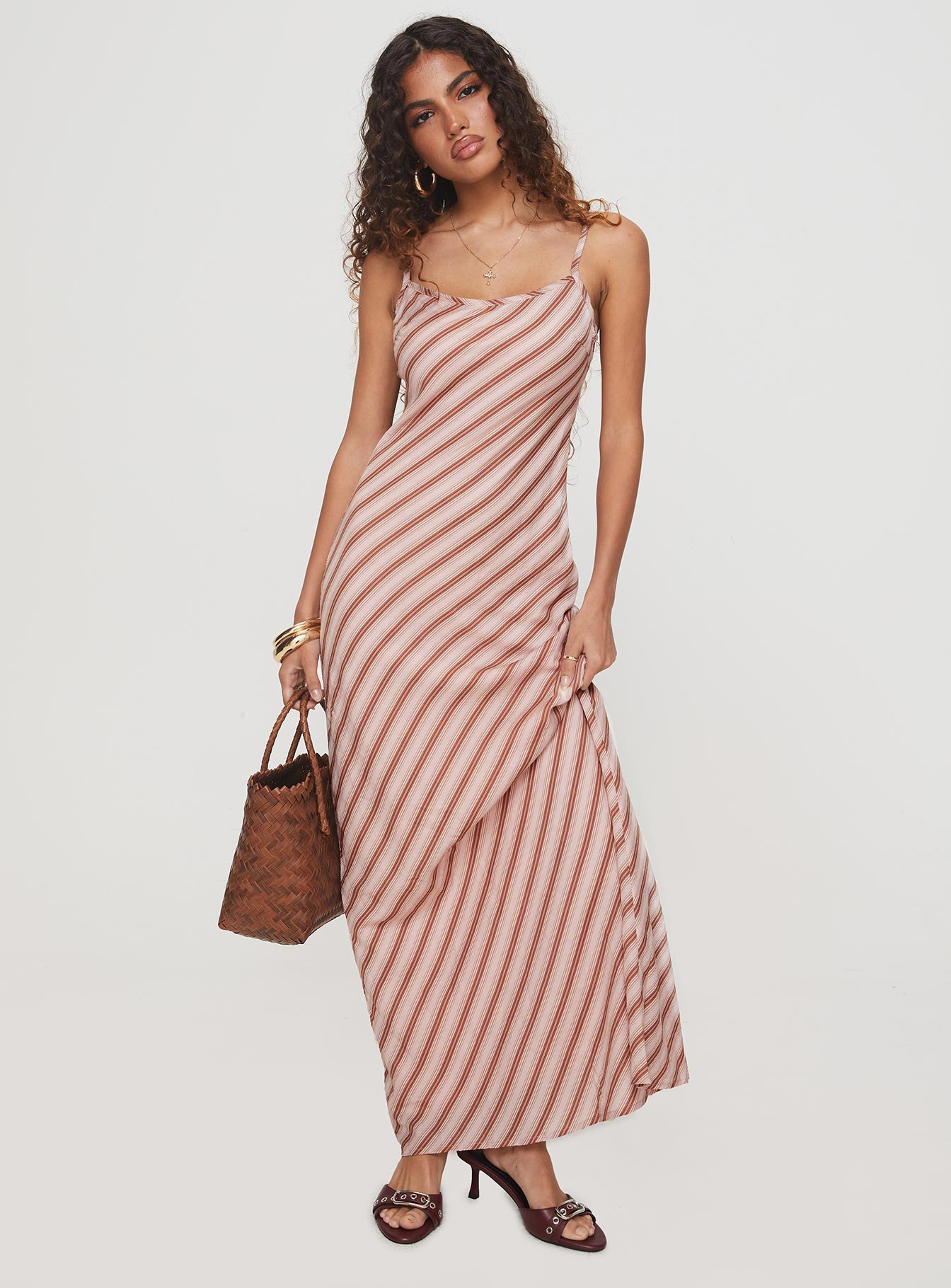 Rianne Maxi Dress Pink Stripe、mySite、solidvoid