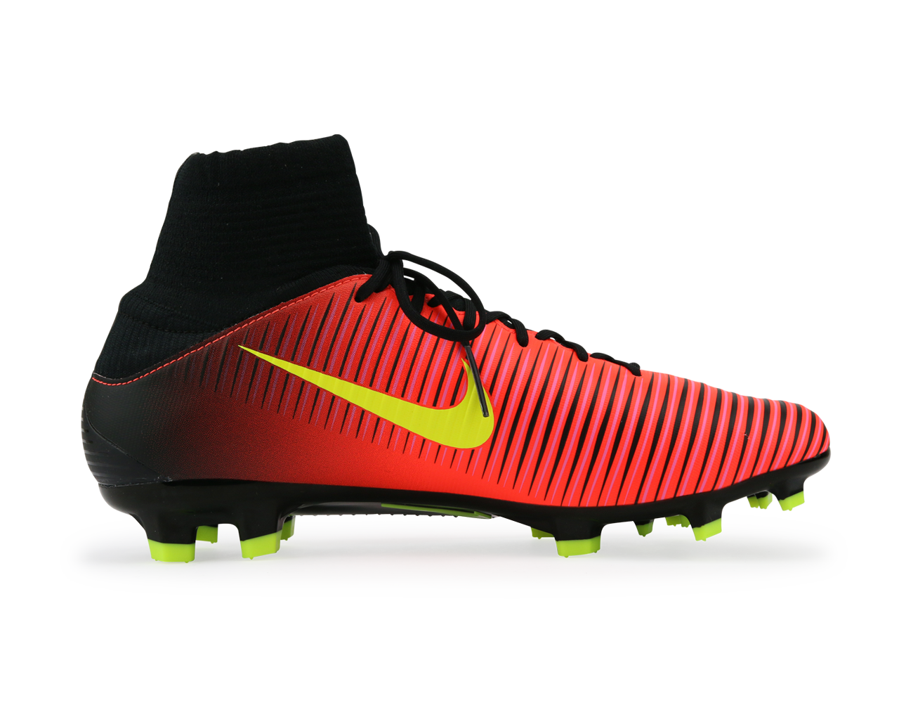 Nike Men's Mercurial Veloce III DF FG Total Crimson/Volt Black/Pink Blast、mySite、bottomscart