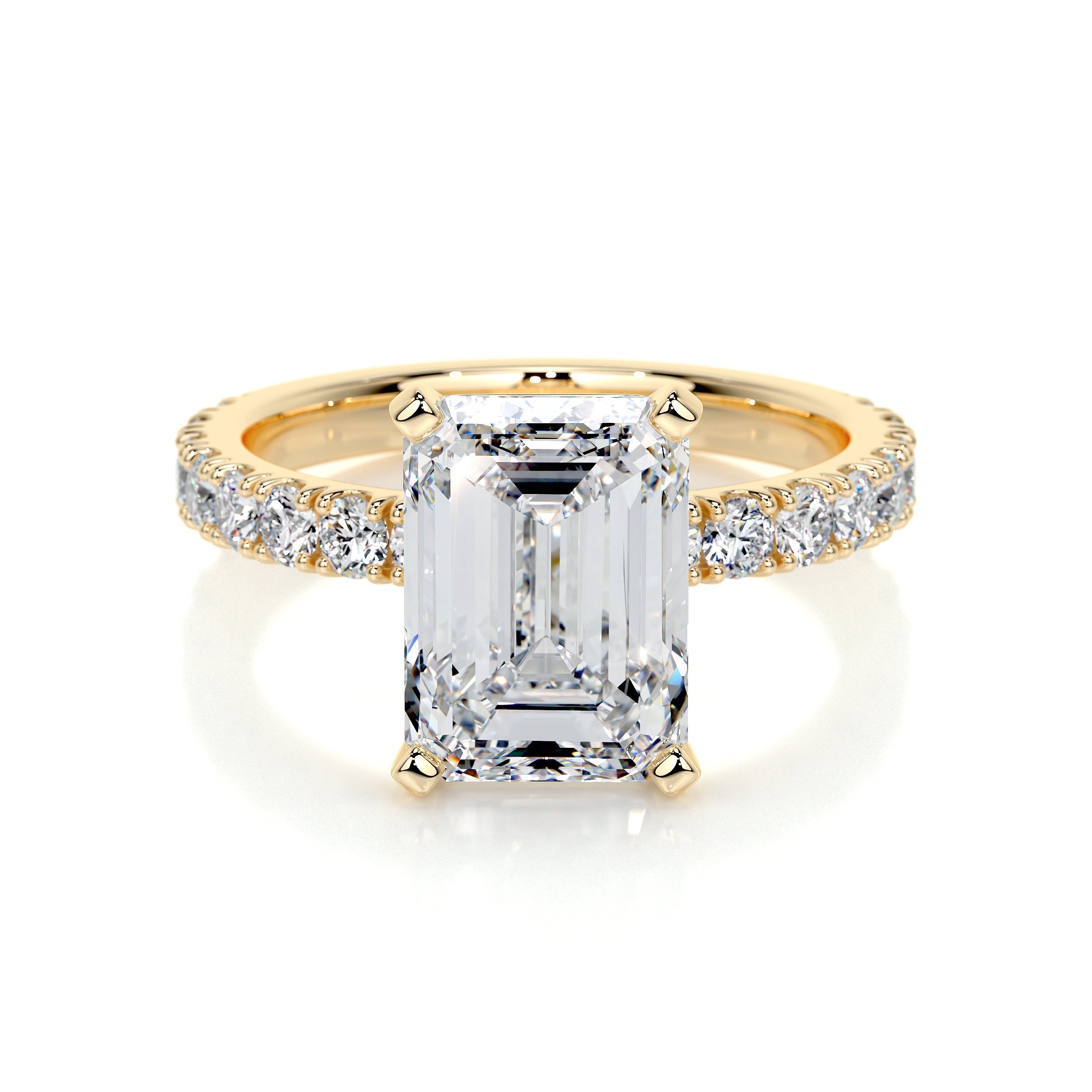 Royal Lab Grown Diamond Ring -18K Yellow Gold (RTS)、mySite、hinf8tx79