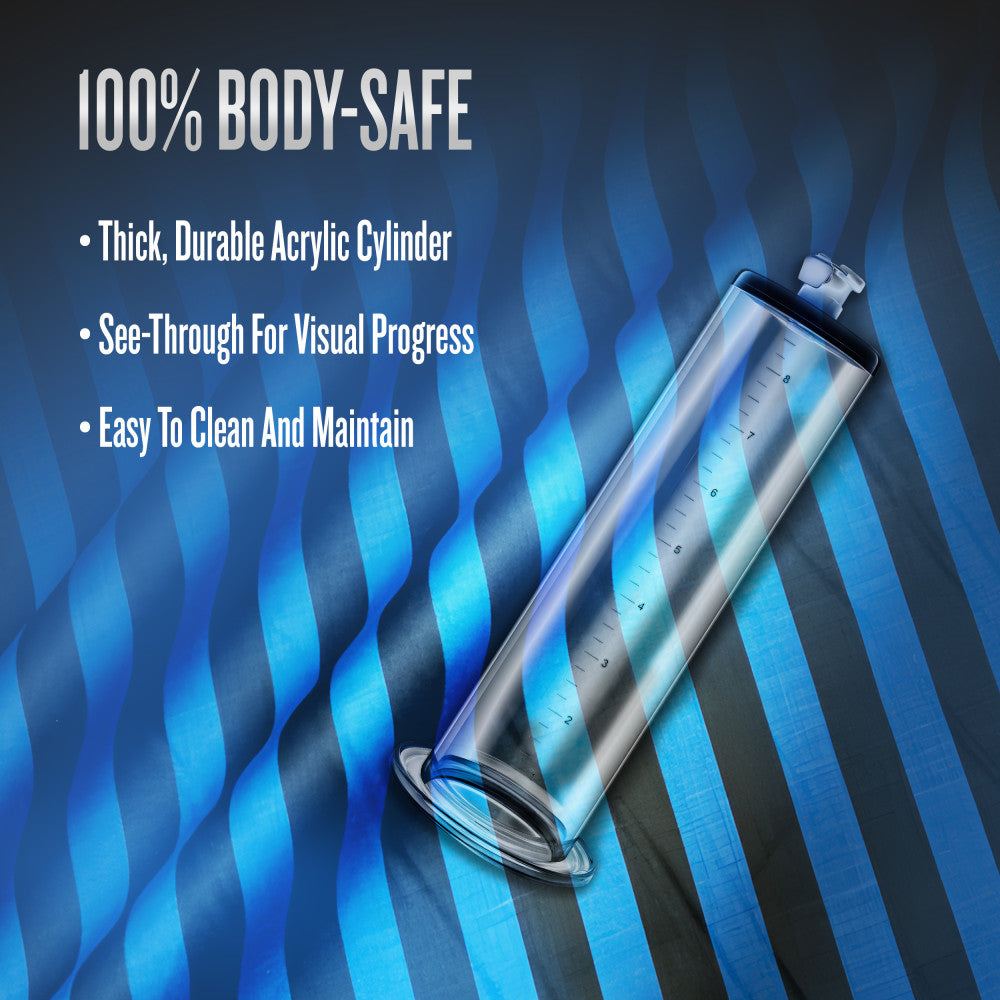 Performance By Blush® | 9 Inch x 2.5 Inch Penis Pump Cylinder - Clear、mySite、bottomscart