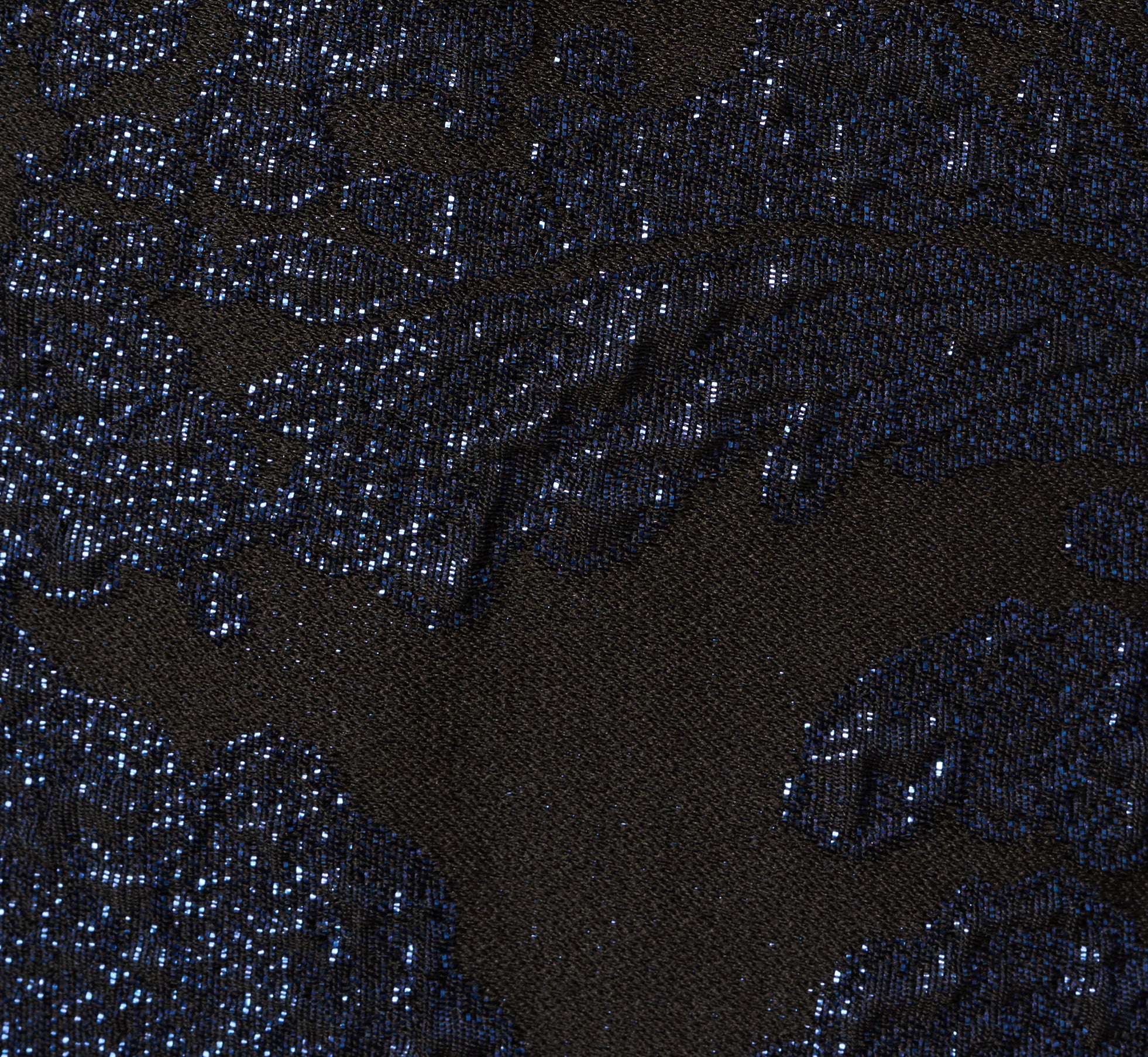 Three Quarter Bell Sleeve Short Jacquard Dress In Navy Black、mySite、solidvoid