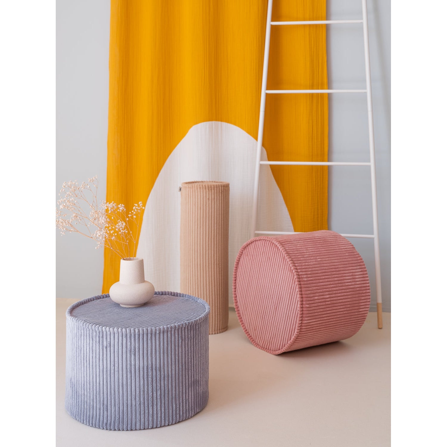 Pink Mousse Pouffe、mySite、gigharbornorthrealestate