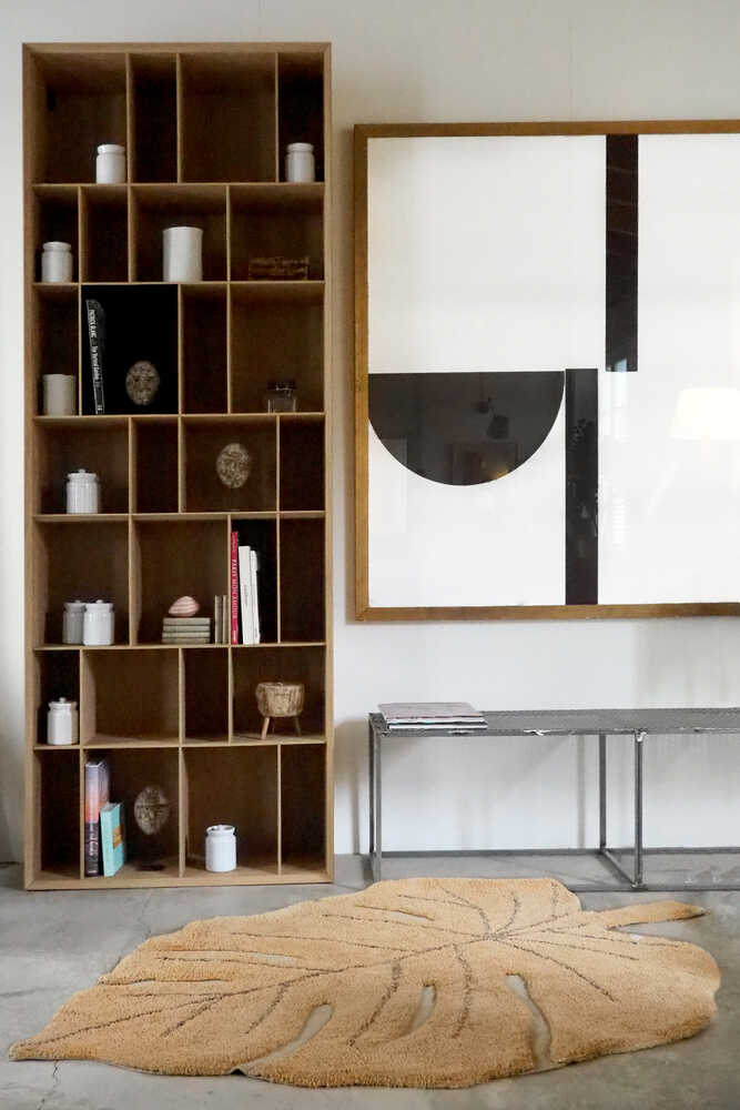 WASHABLE COTTON RUG MONSTERA HONEY、mySite、gigharbornorthrealestate