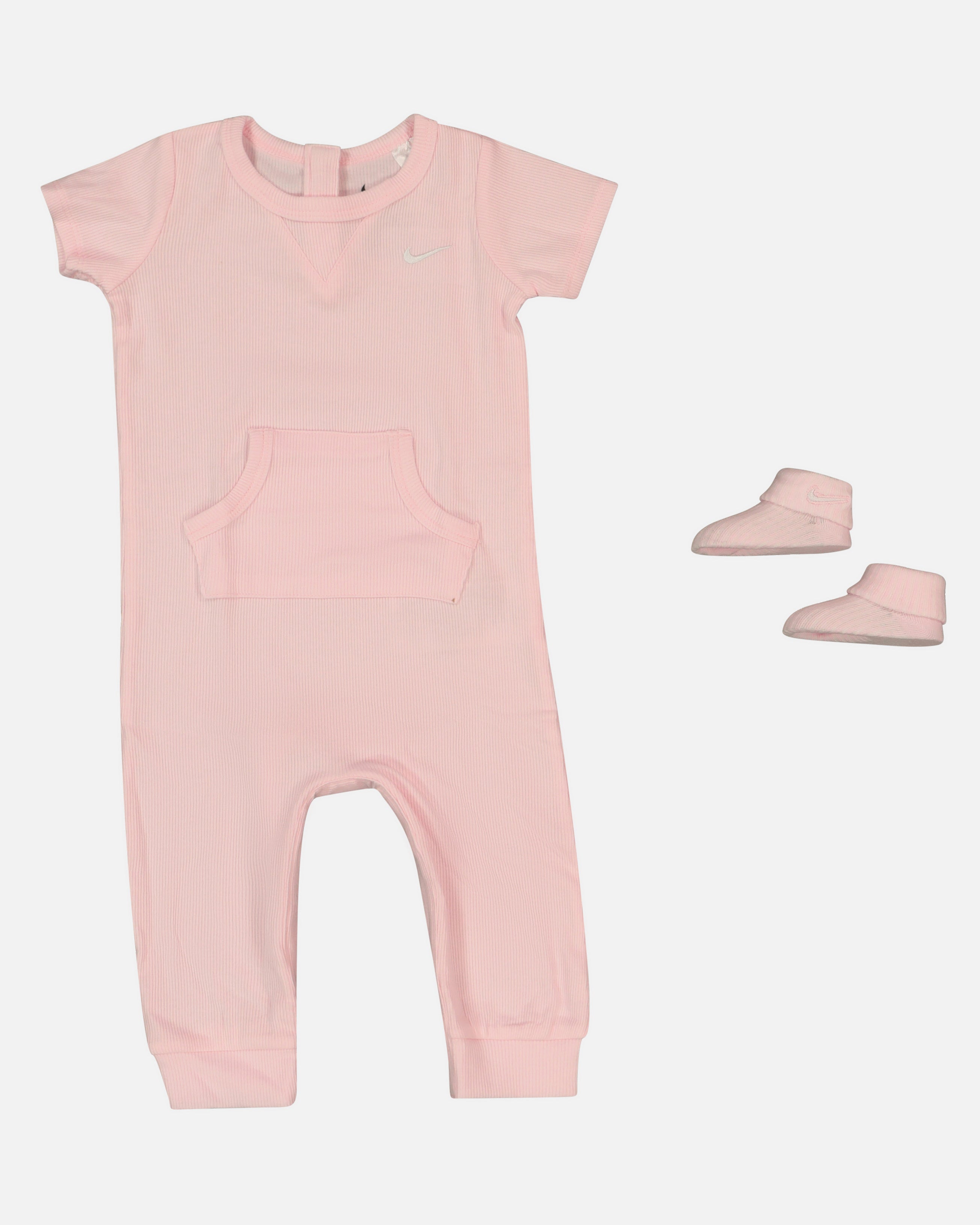 Nike Infants' Rib Knit Romper and Socks Set Pink、mySite、zt4zffjzw