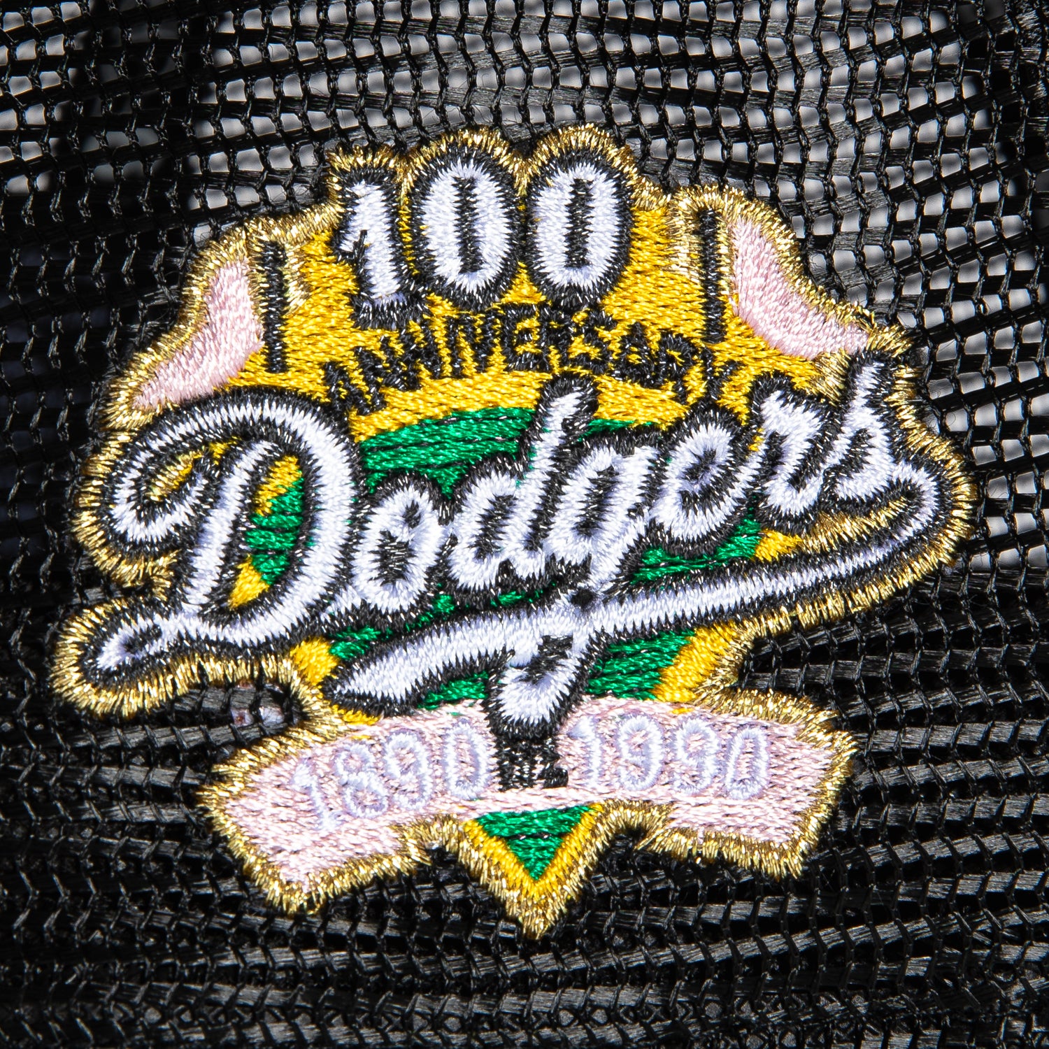 New Era 9Forty A-Frame Foam Los Angeles Dodgers 100th Anniversary Patch Rose Snapback Hat - White, Black, Pink、mySite、vikingsvslions