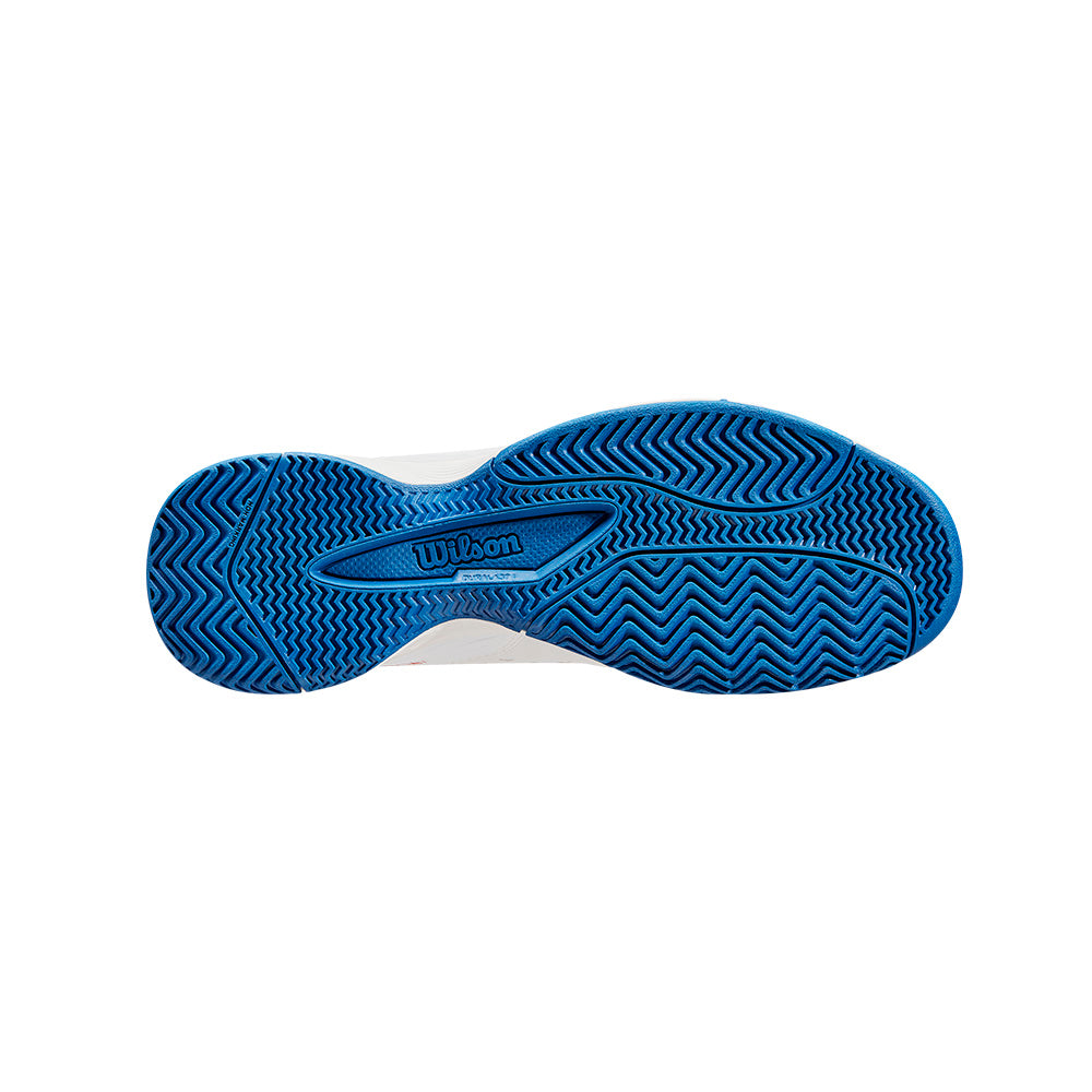 Wilson Rush Pro Junior Tennis Shoe (White/Blue)