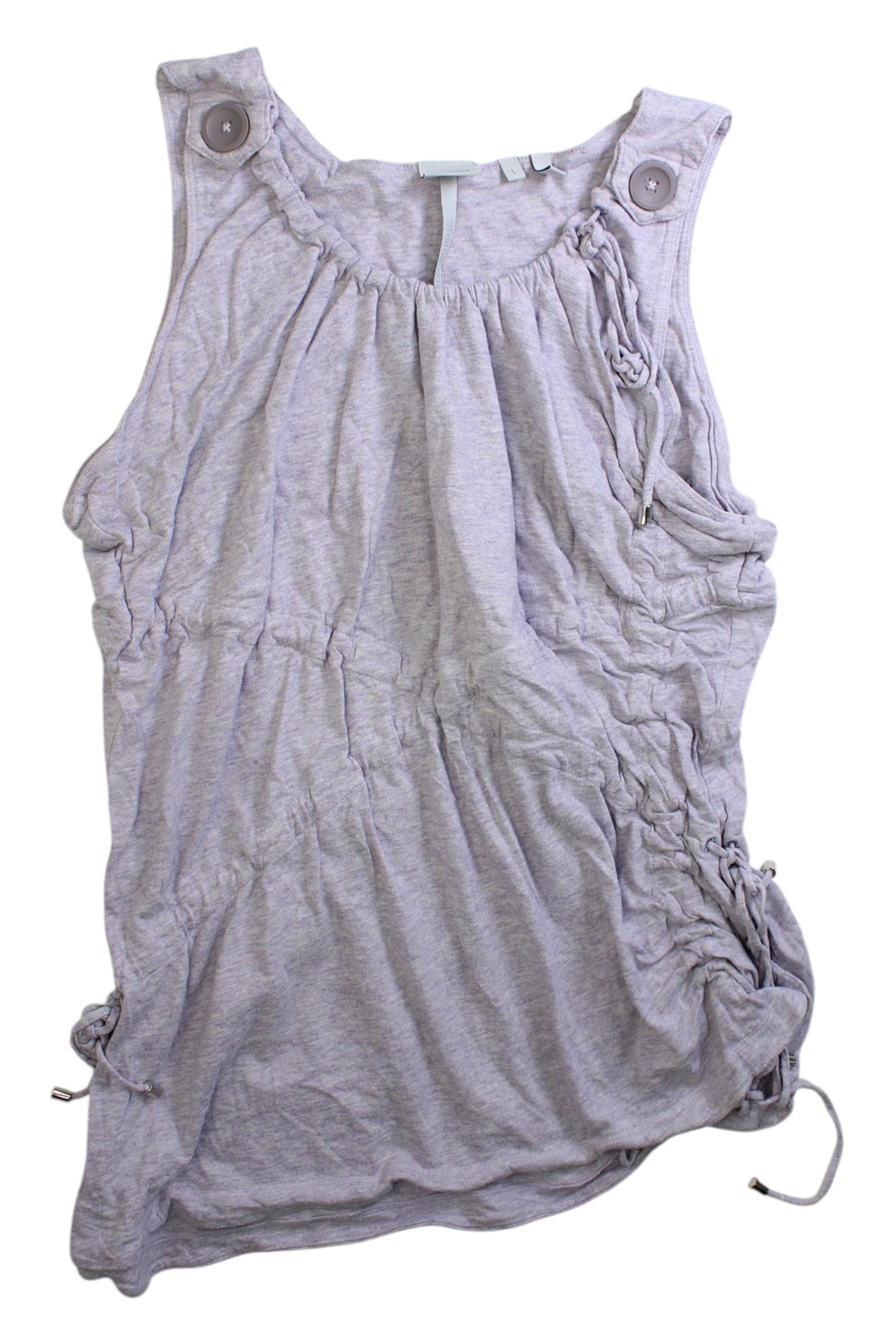 Adidas By Stella McCartney Ruched Sleeveless Top 10Y、mySite、g9winljtr