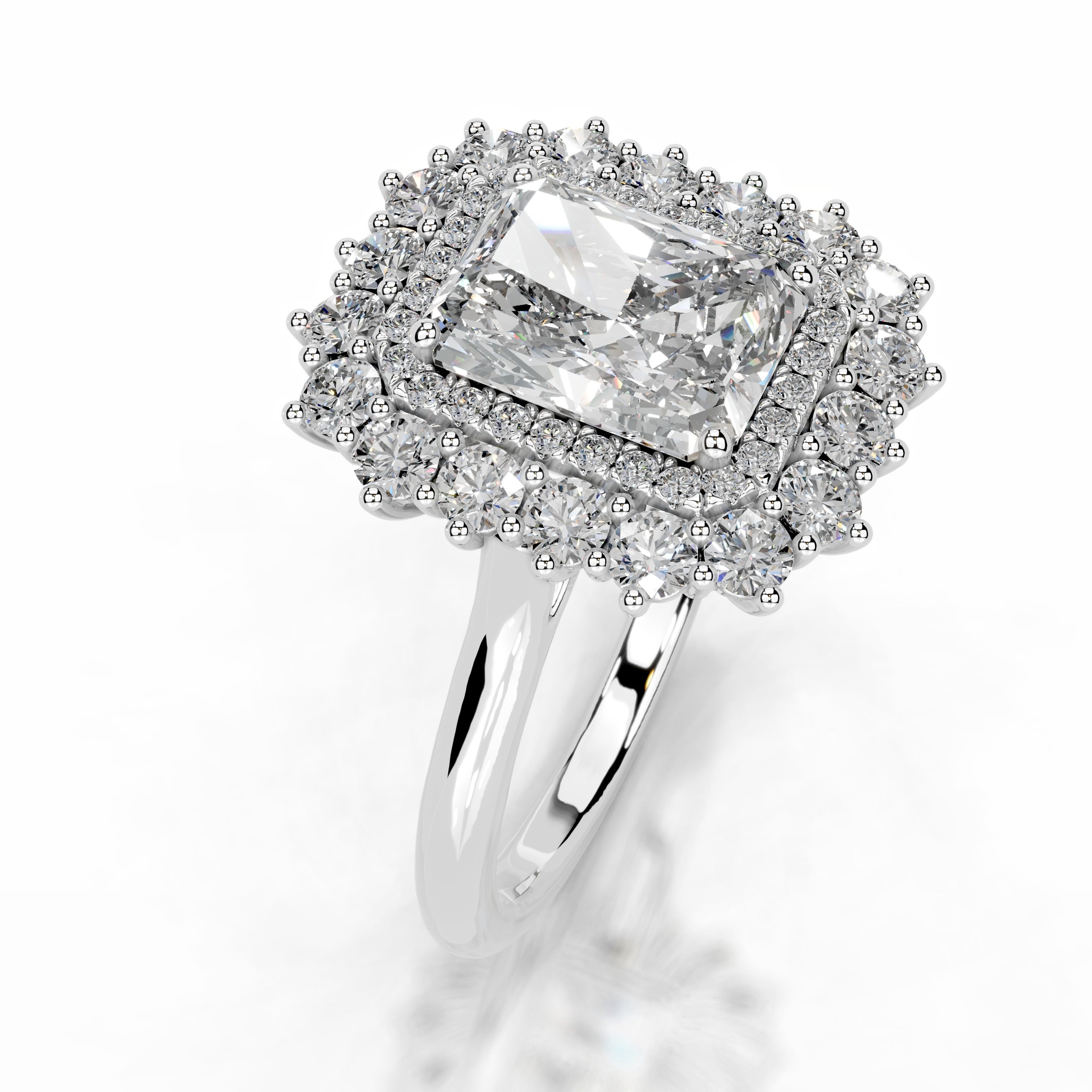 Adriana Diamond Engagement Ring - 18K White Gold、mySite、hinf8tx79