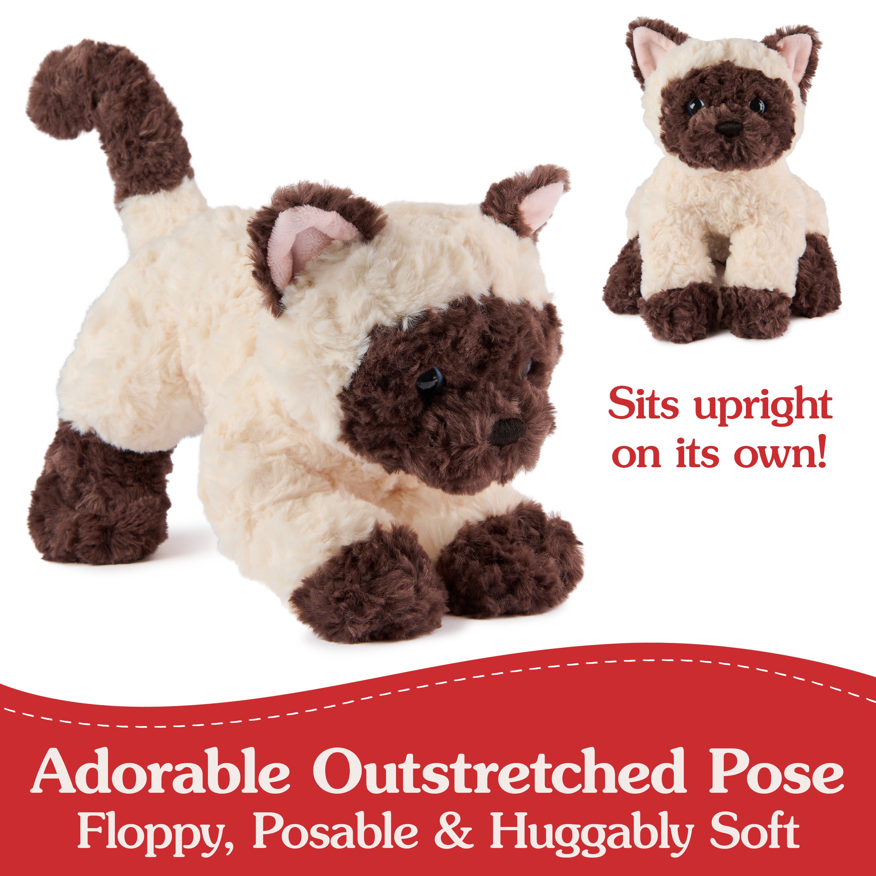 Bootsie Siamese Kitten, 9 in、mySite、pszhyizbm