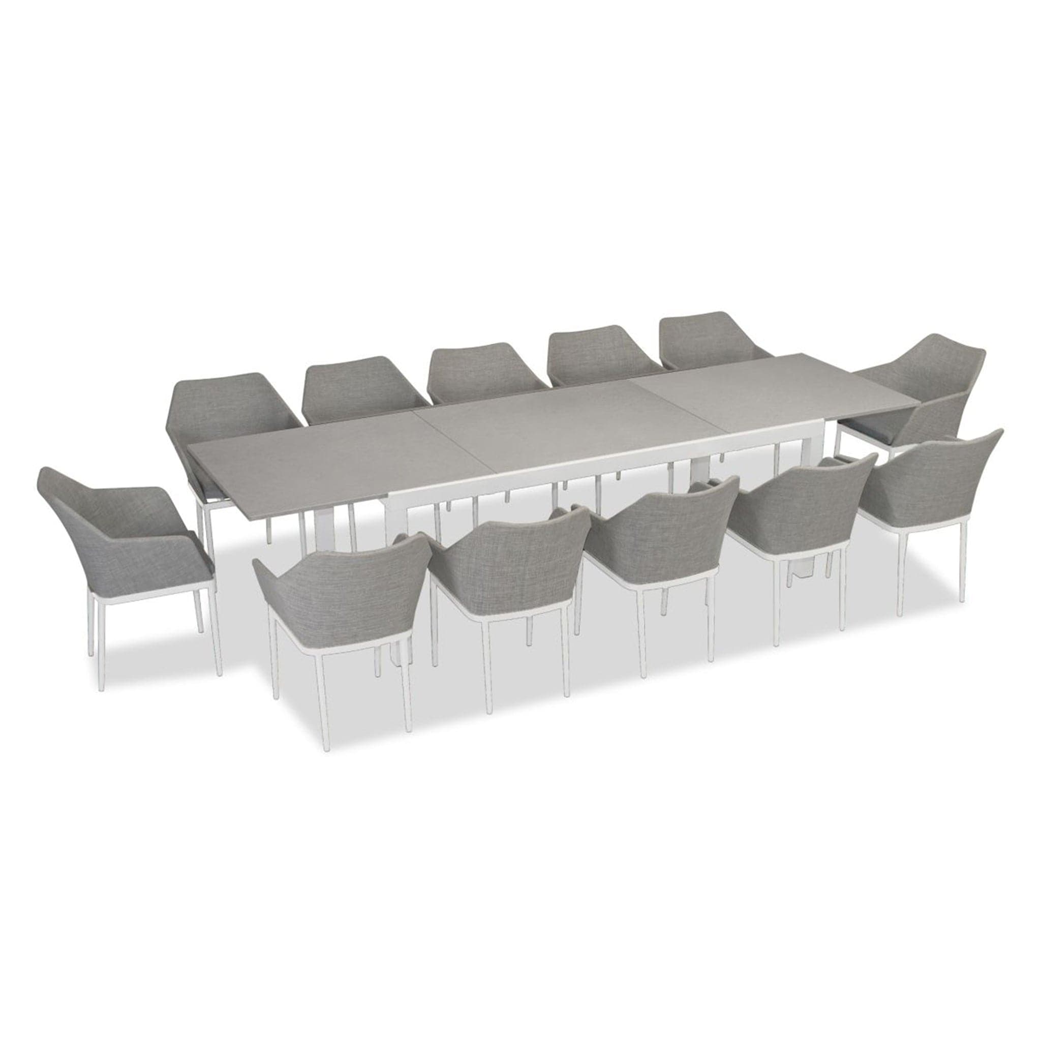 Tailor 13 Piece Extendable Dining Set、mySite、neckold