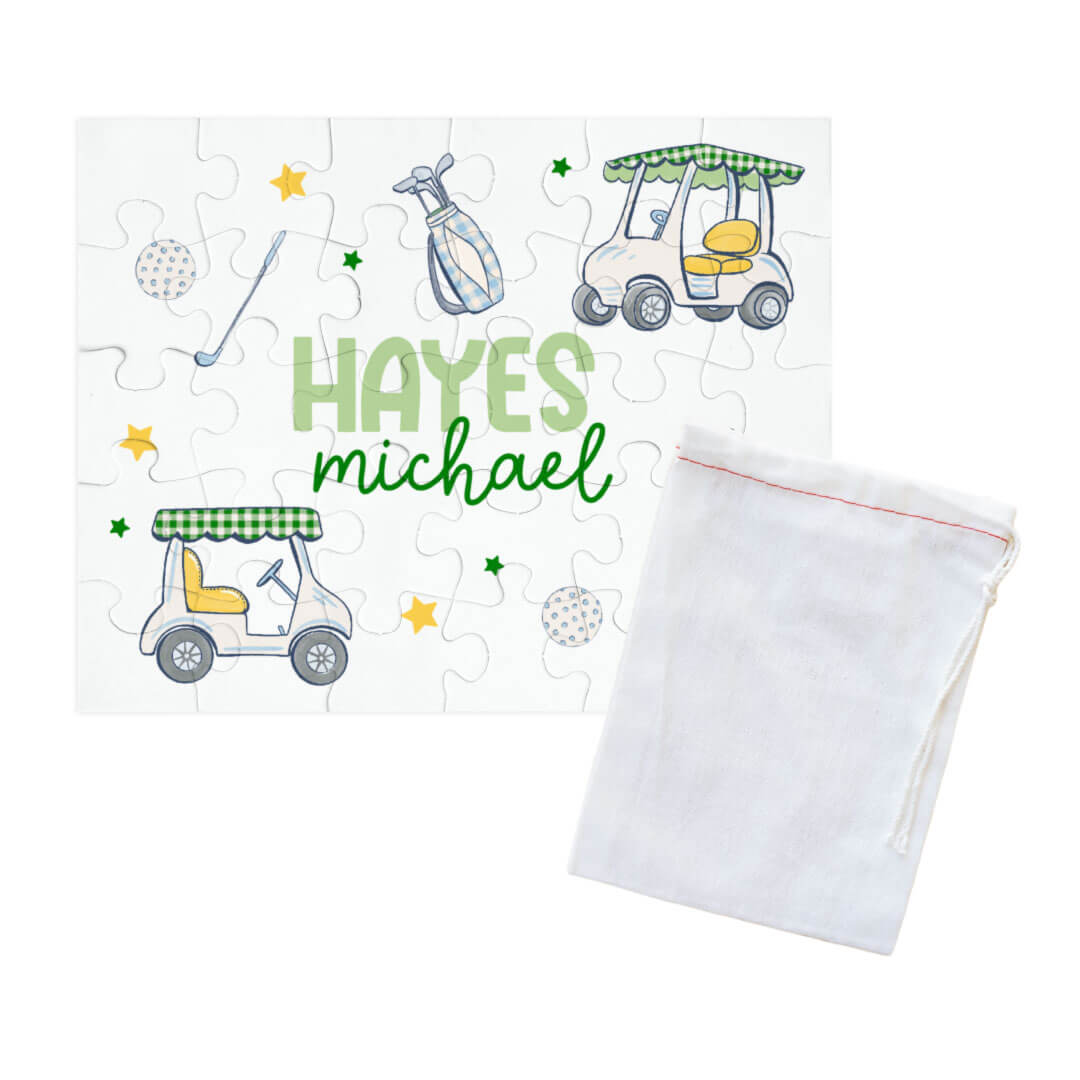  Kids Personalized 30 Piece Puzzle | Country Club Cuties Blue、mySite、layawaytickets