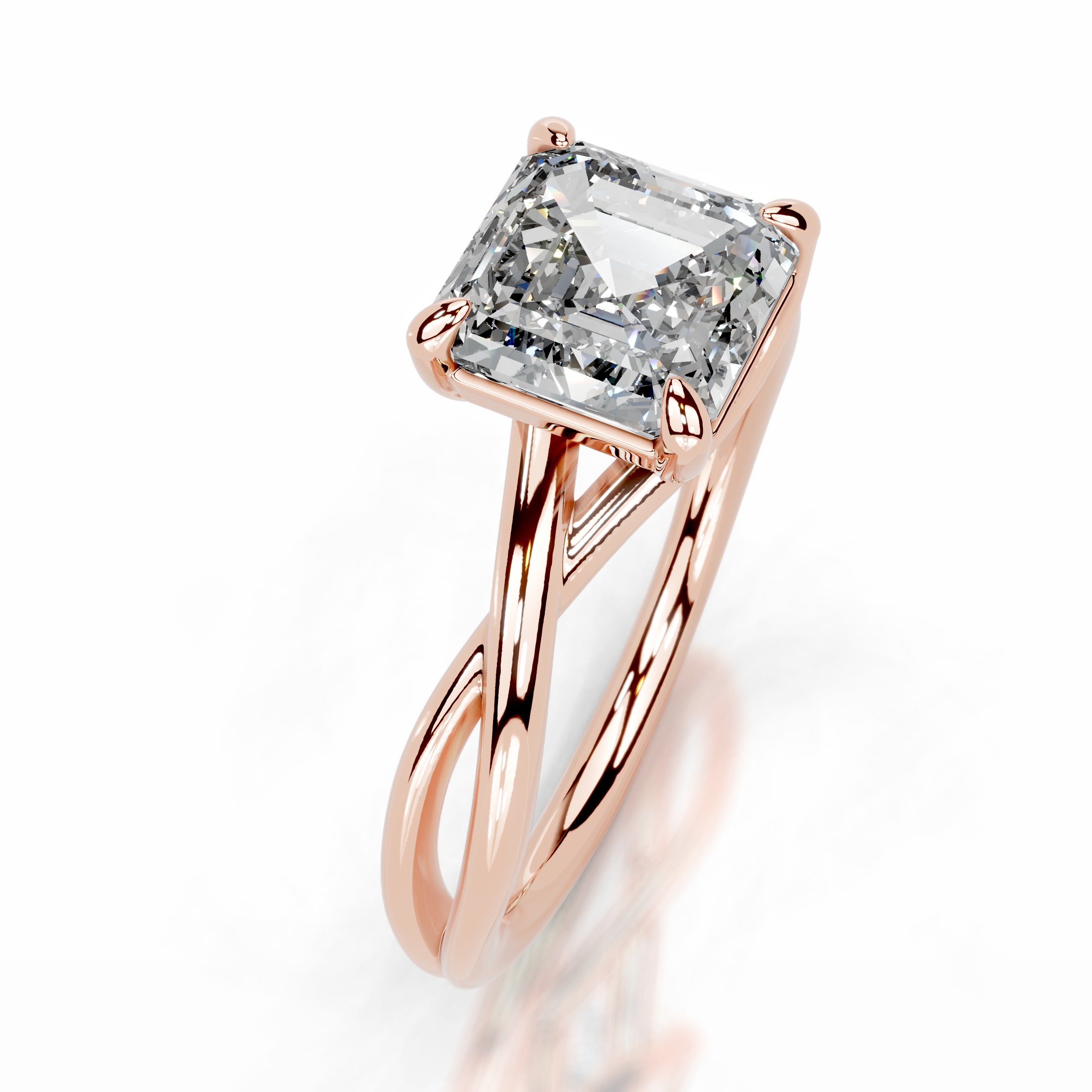 Billie Lab Grown Diamond Ring - 14K Rose Gold、mySite、hinf8tx79