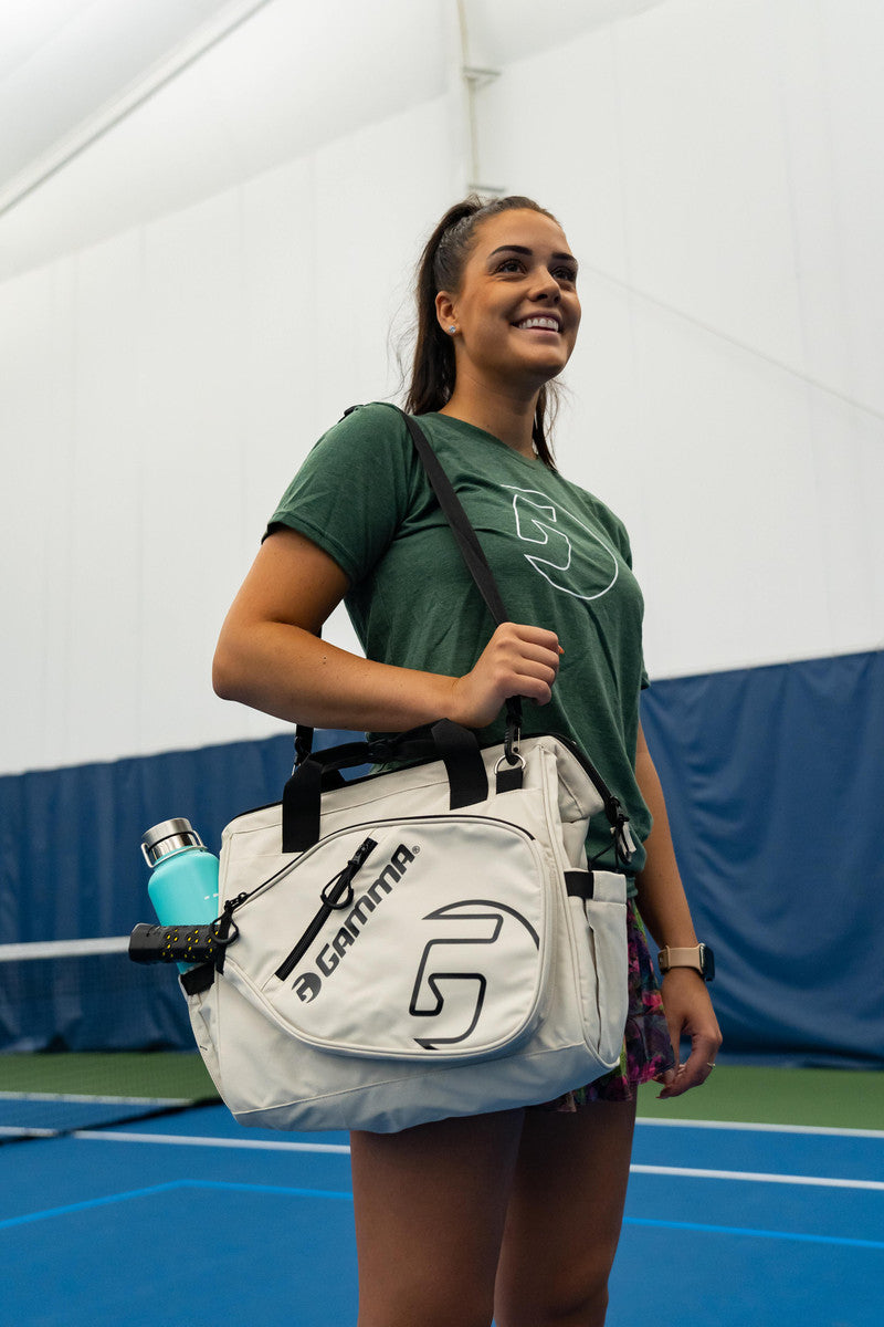 Gamma Pickleball Tour Tote (Off-White/Black)