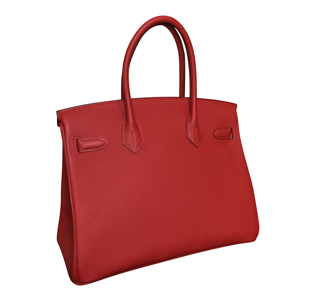 Hermès Birkin 30 Vermilion Veau Togo Bag PHW、mySite、garminoutage.com