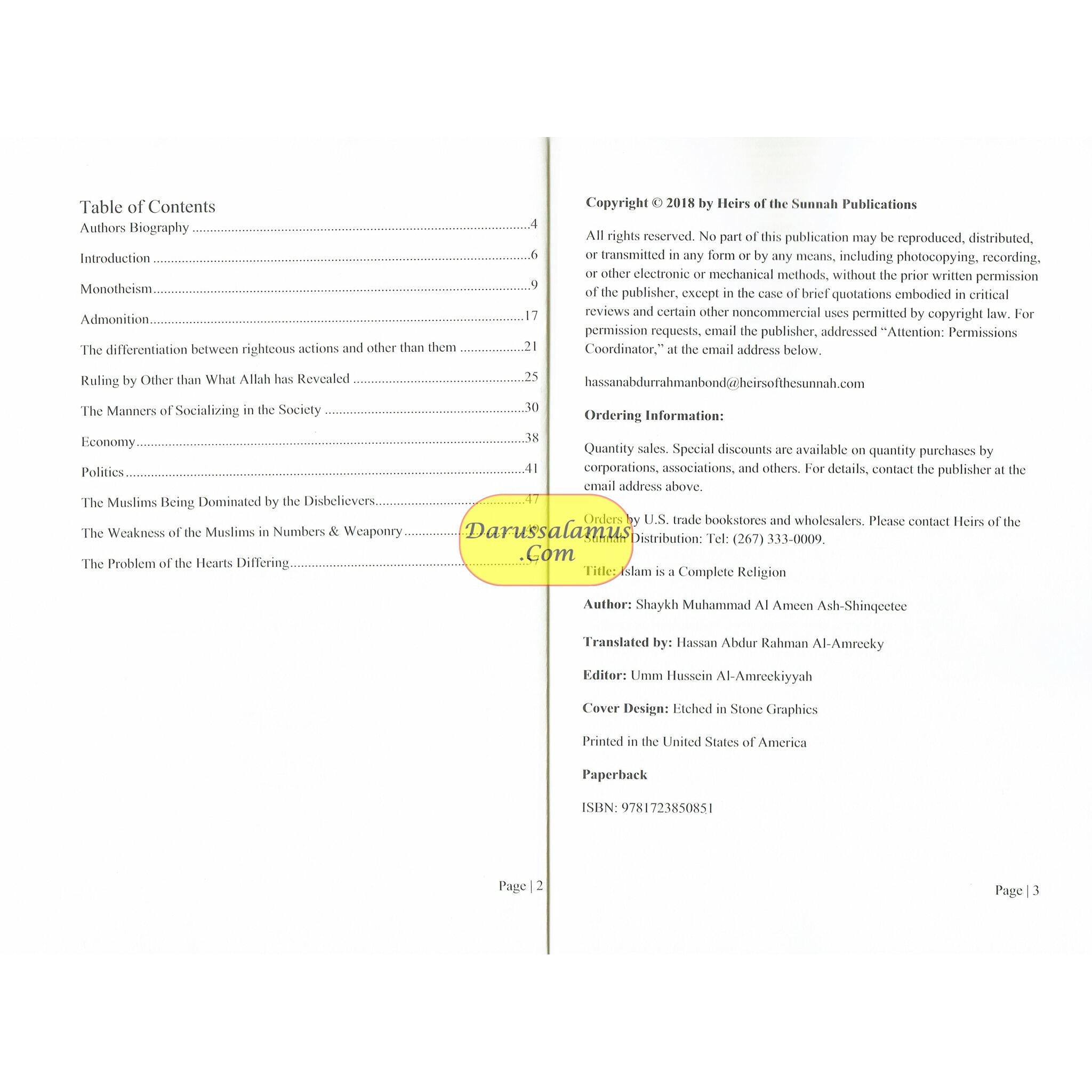 Islam is a Complete Religion By Shaykh Muhammad Al Ameen Ash-Shinqeetee、mySite、topwebapps